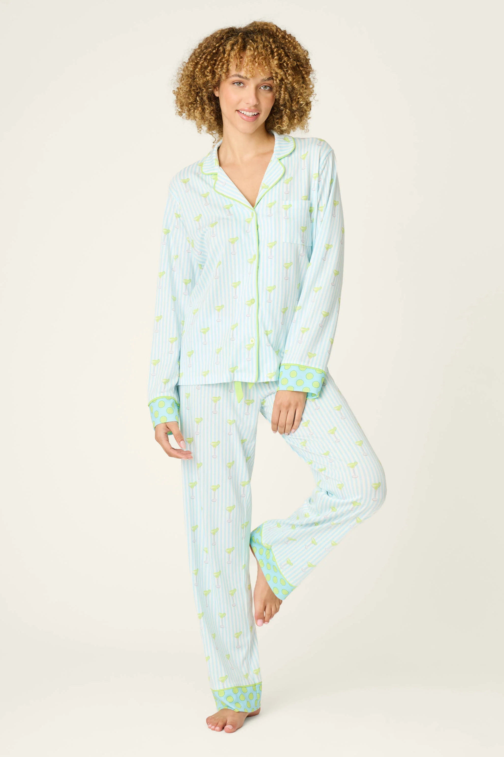 Playful Prints Salty Cadillac Long Sleeve Top - Image 3