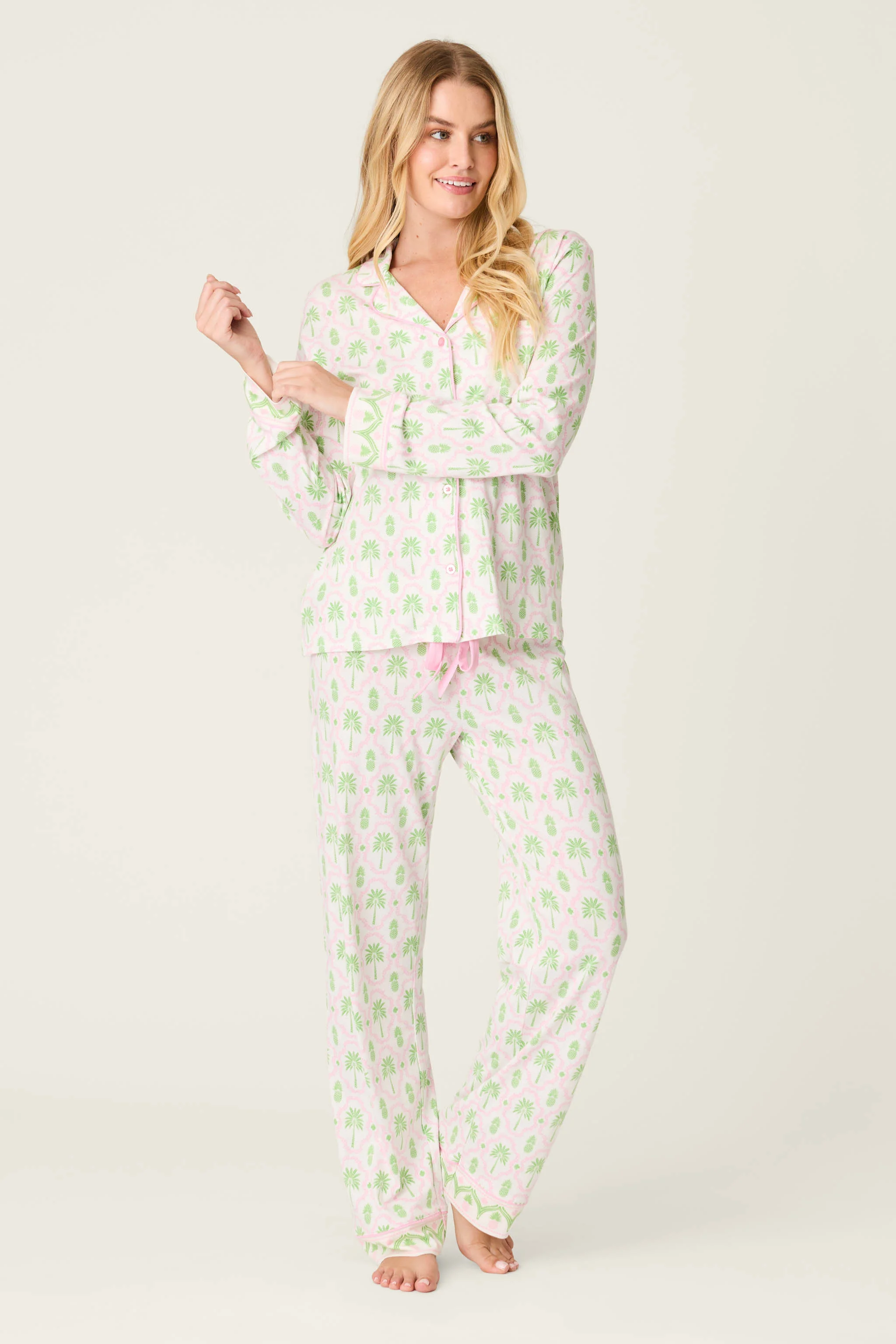 Playful Prints Island Time Open Leg PJ Pants - Image 3