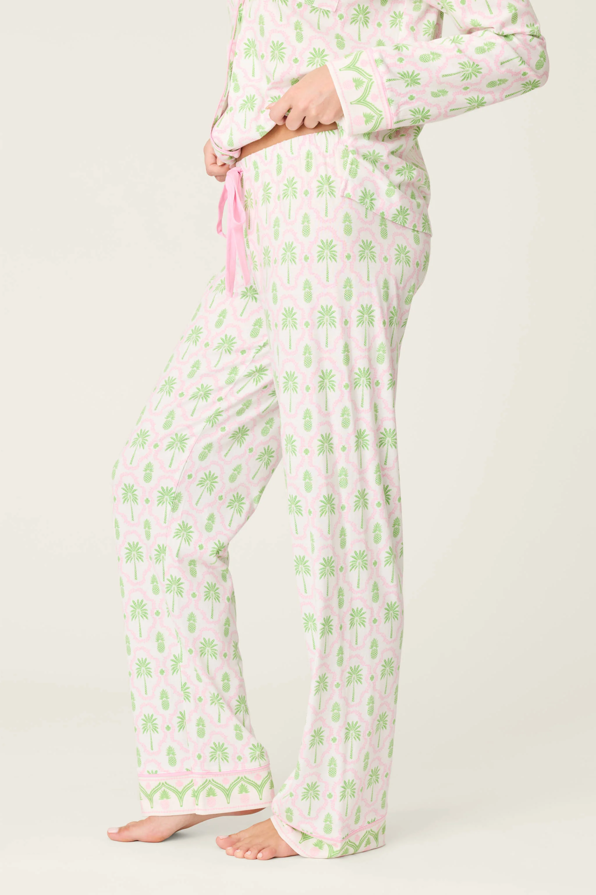 Playful Prints Island Time Open Leg PJ Pants - Image 5