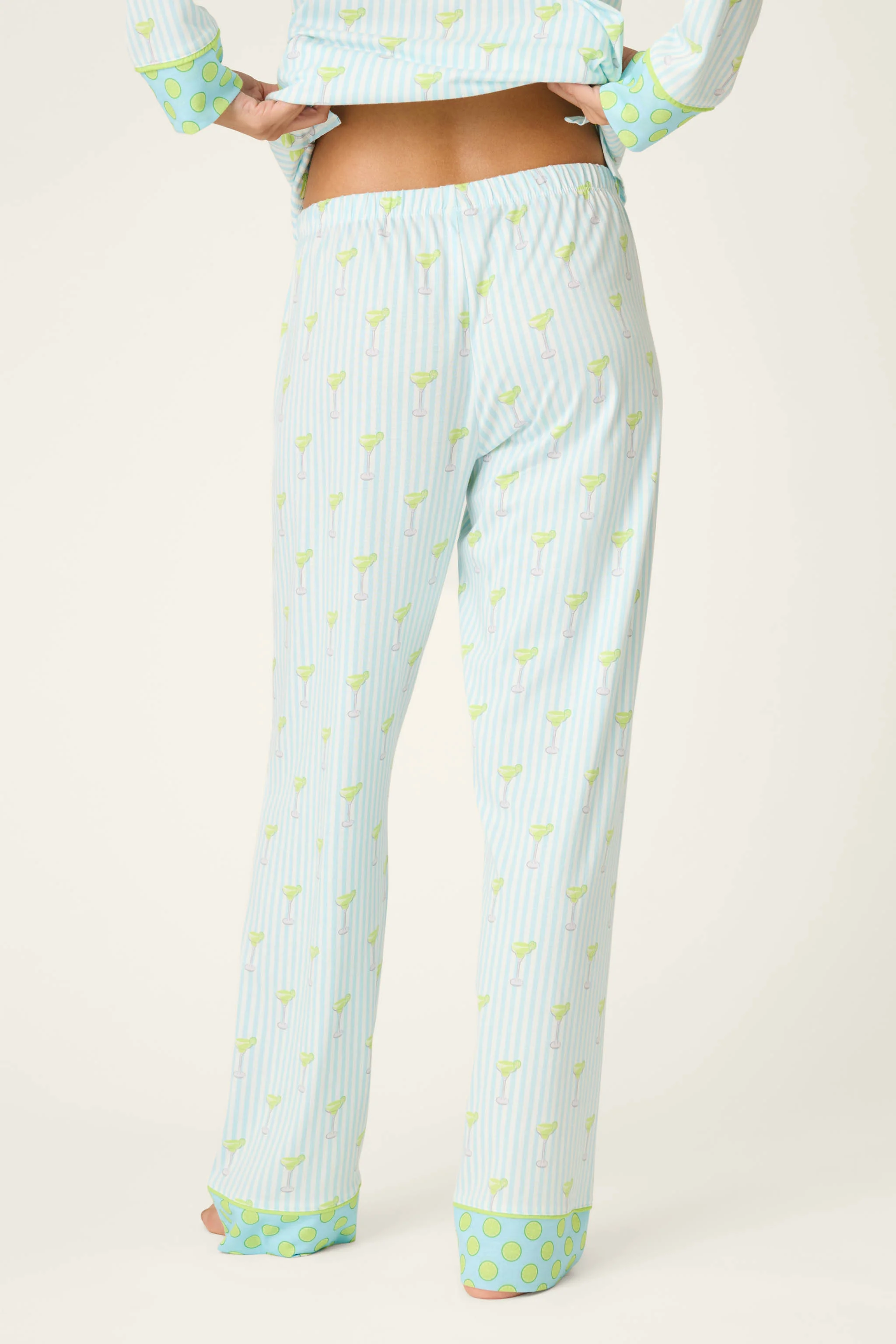 Playful Prints Salty Cadillac Open Leg PJ Pants - Image 4