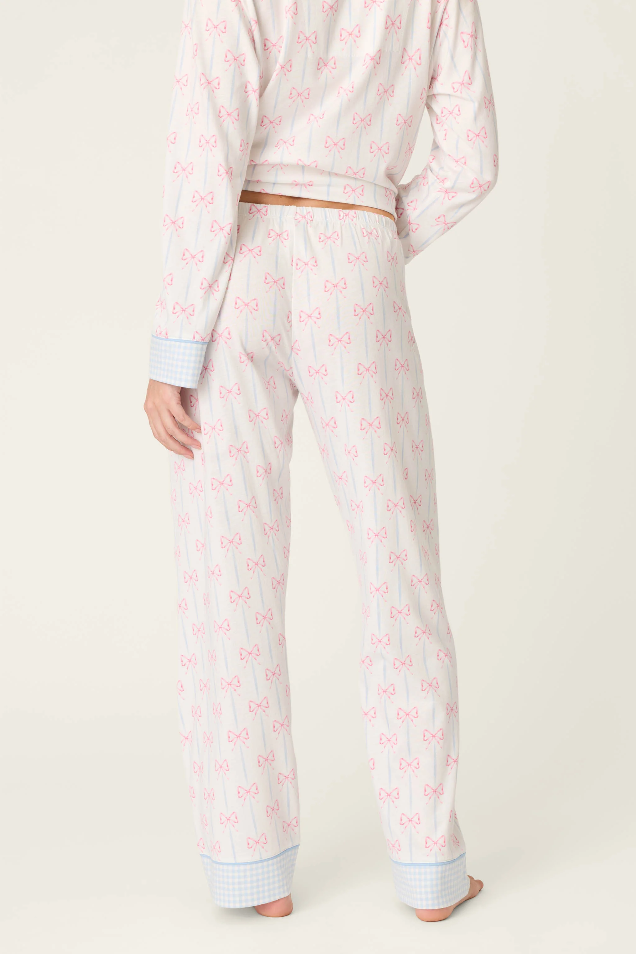 Playful Prints All Wrapped Up Open Leg PJ Pants - Image 4