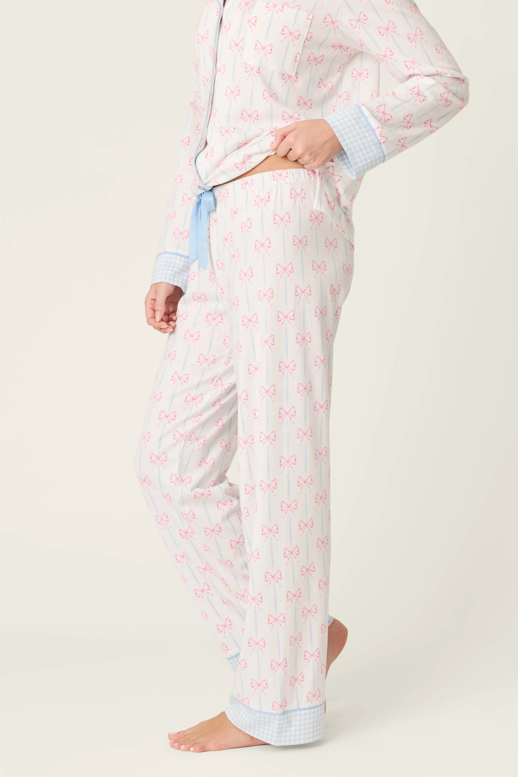Playful Prints All Wrapped Up Open Leg PJ Pants - Image 5