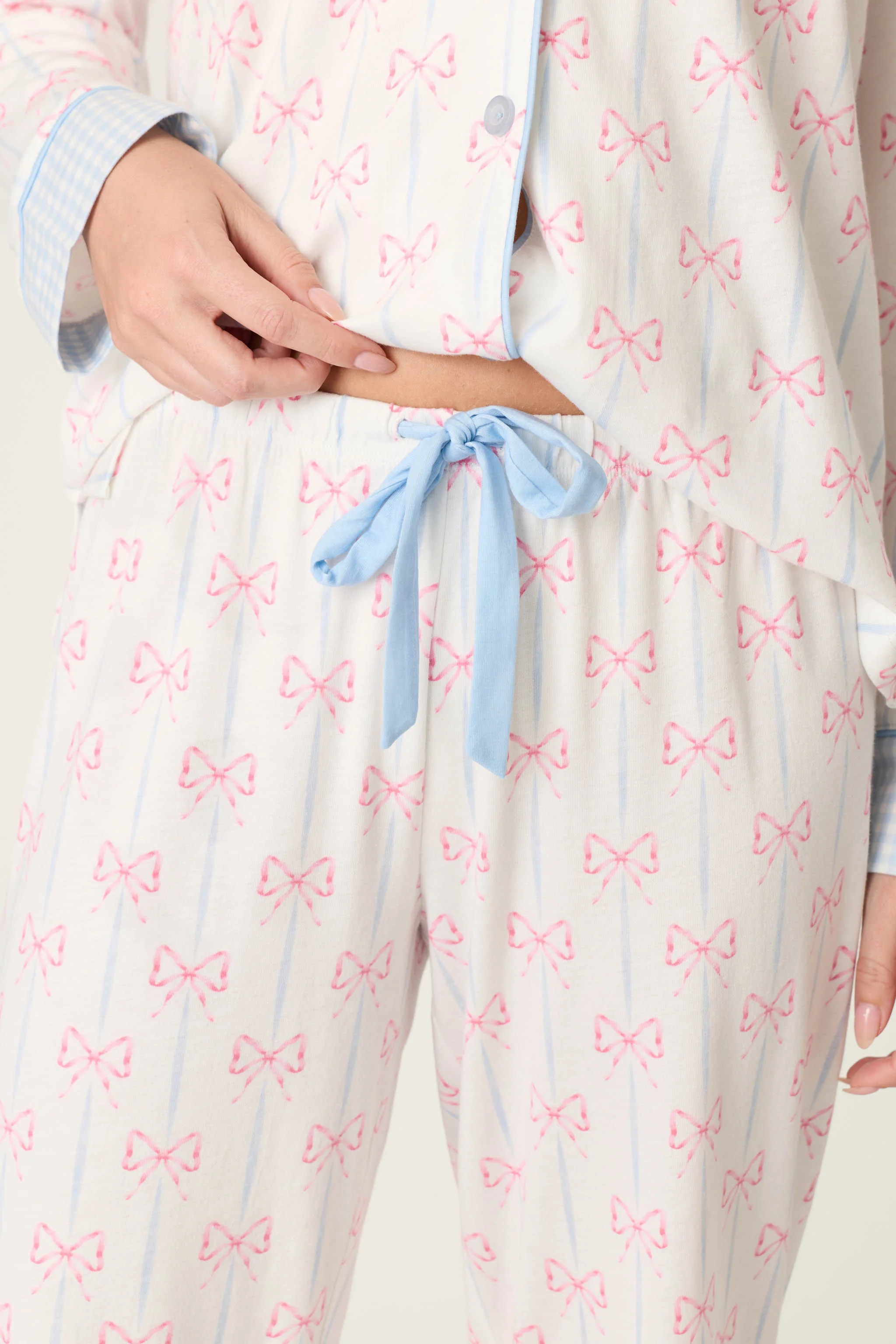 Playful Prints All Wrapped Up Open Leg PJ Pants - Image 6