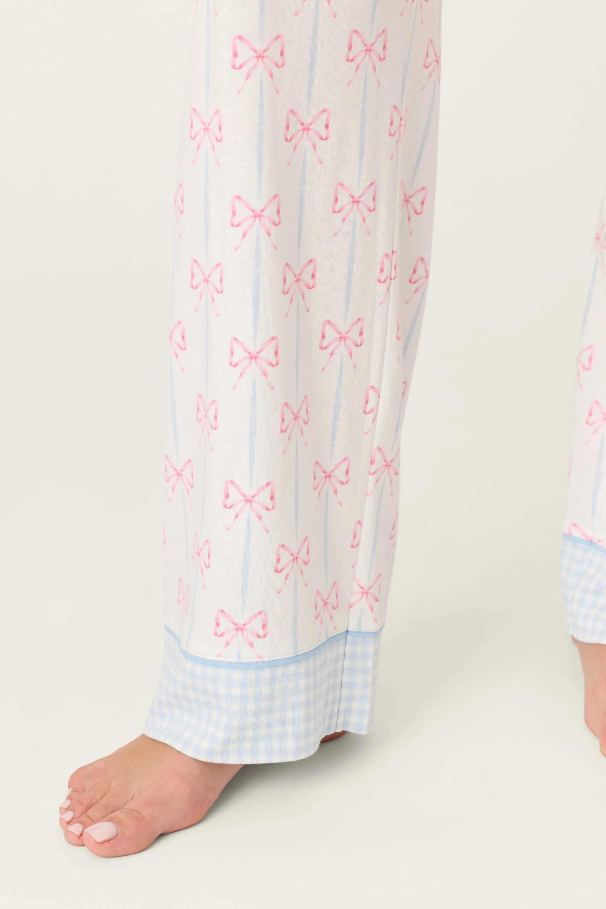 Playful Prints All Wrapped Up Open Leg PJ Pants - Image 7