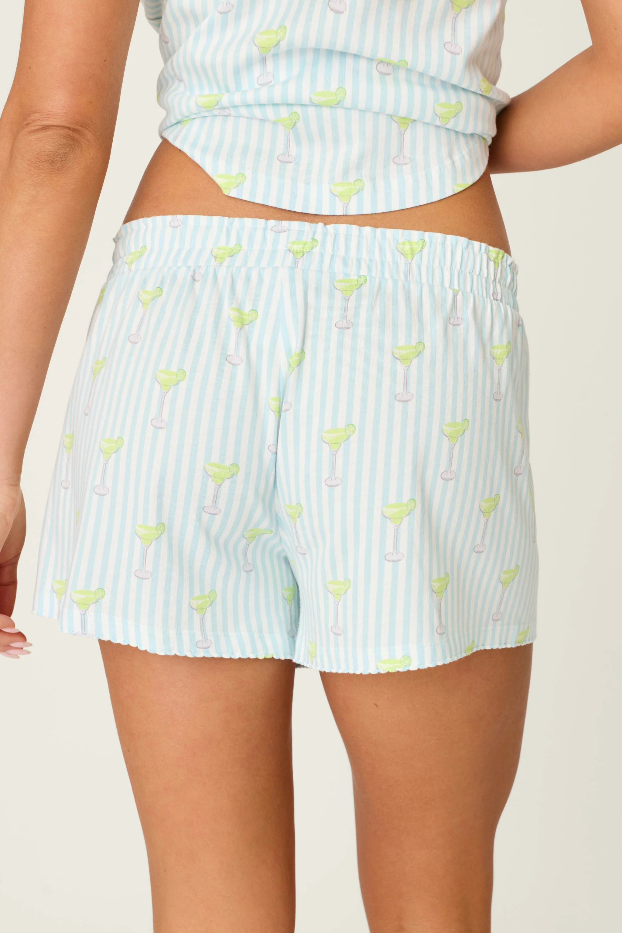 Playful Prints Salty Cadillac PJ Shorts - Image 4
