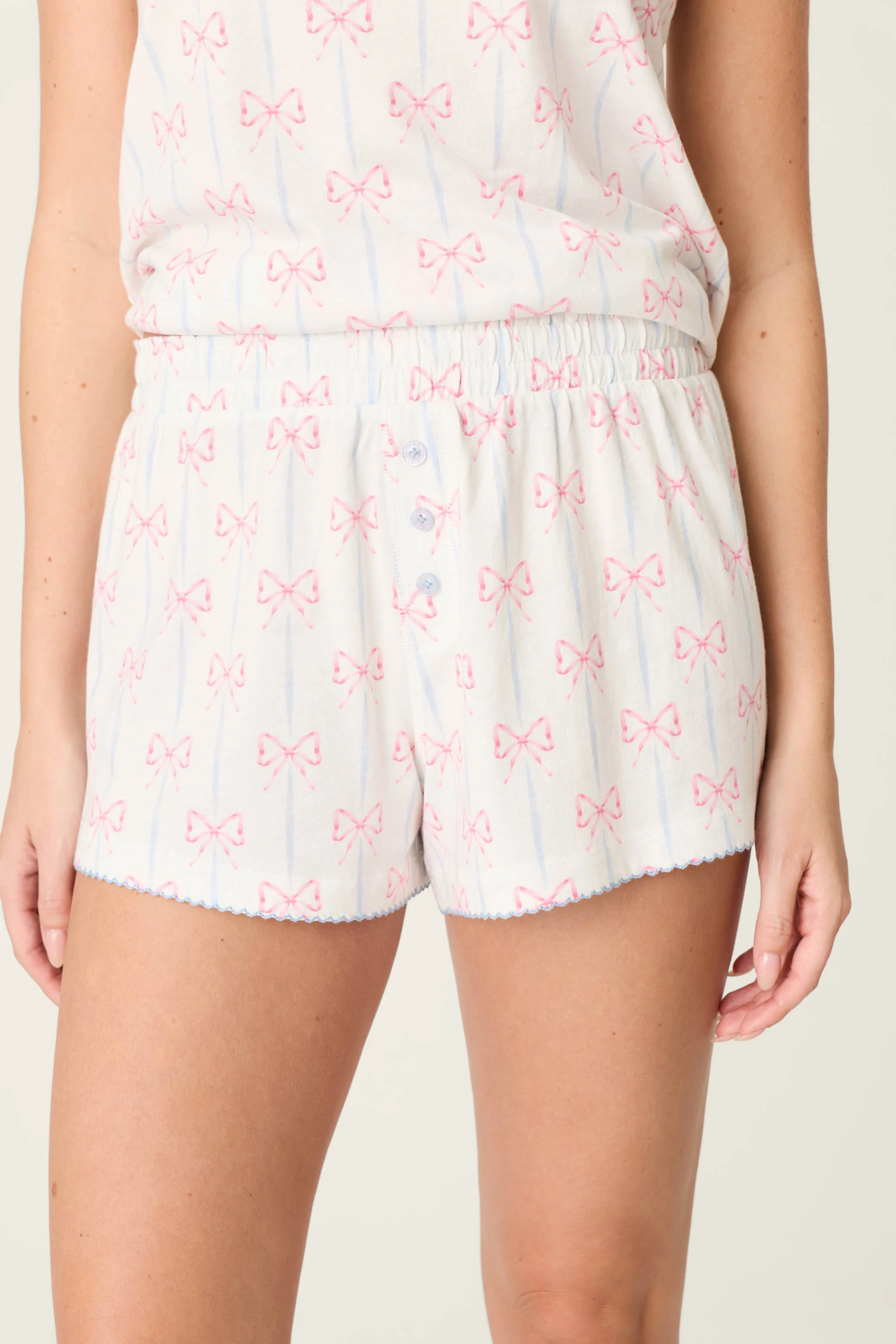 Playful Prints All Wrapped Up PJ Shorts - Image 6