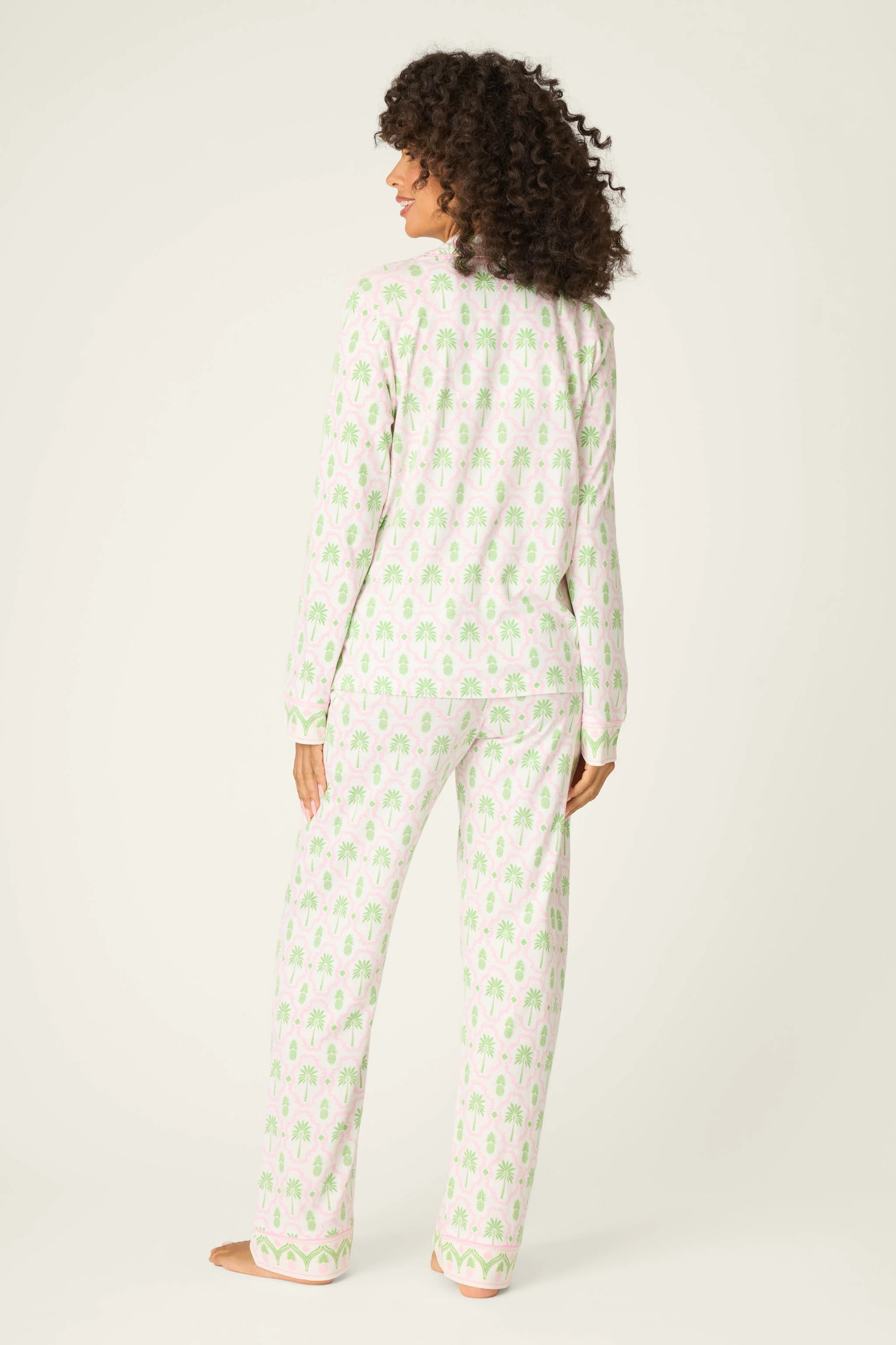 Playful Prints Island Time Long PJ Set - Image 3
