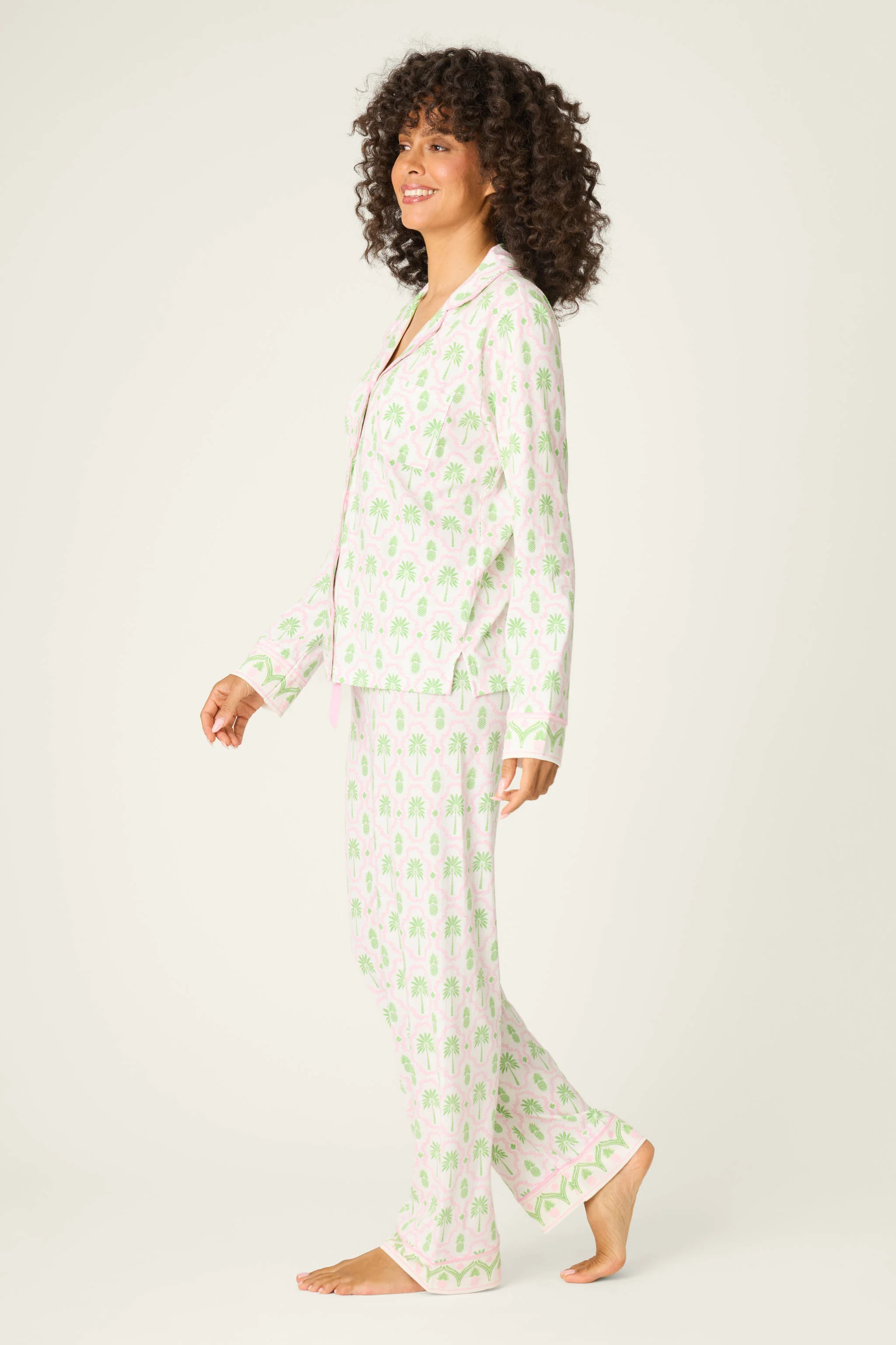 Playful Prints Island Time Long PJ Set - Image 4