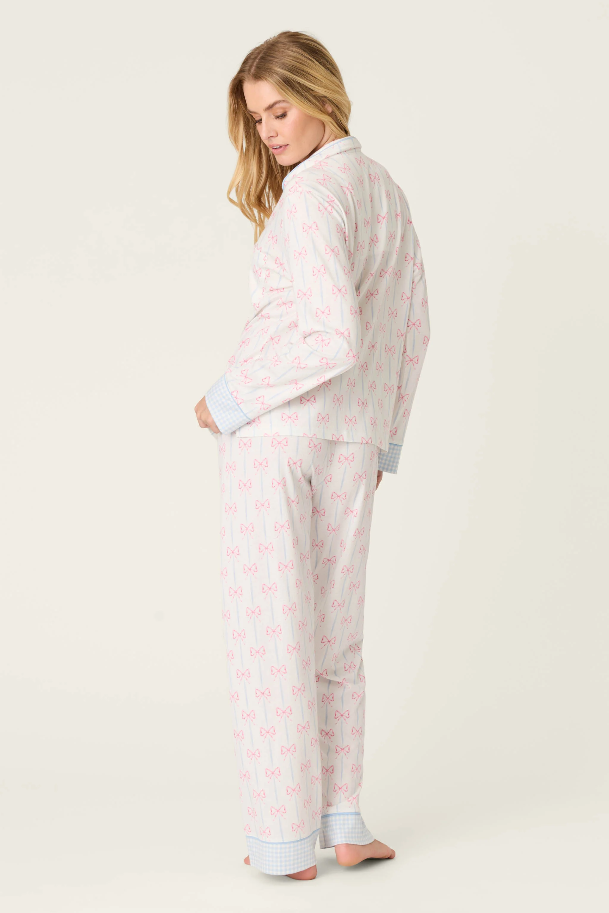 Playful Prints All Wrapped Up Long PJ Set - Image 2