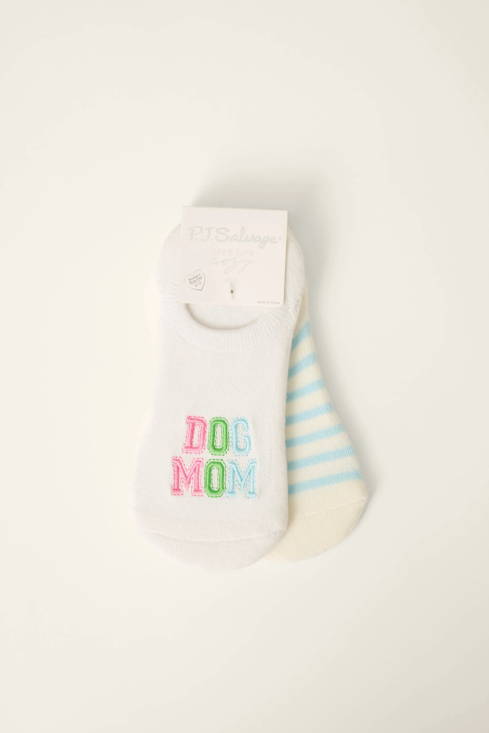 Pupcation Palms Dog Mom 2-Pack Cushion Liner Socks