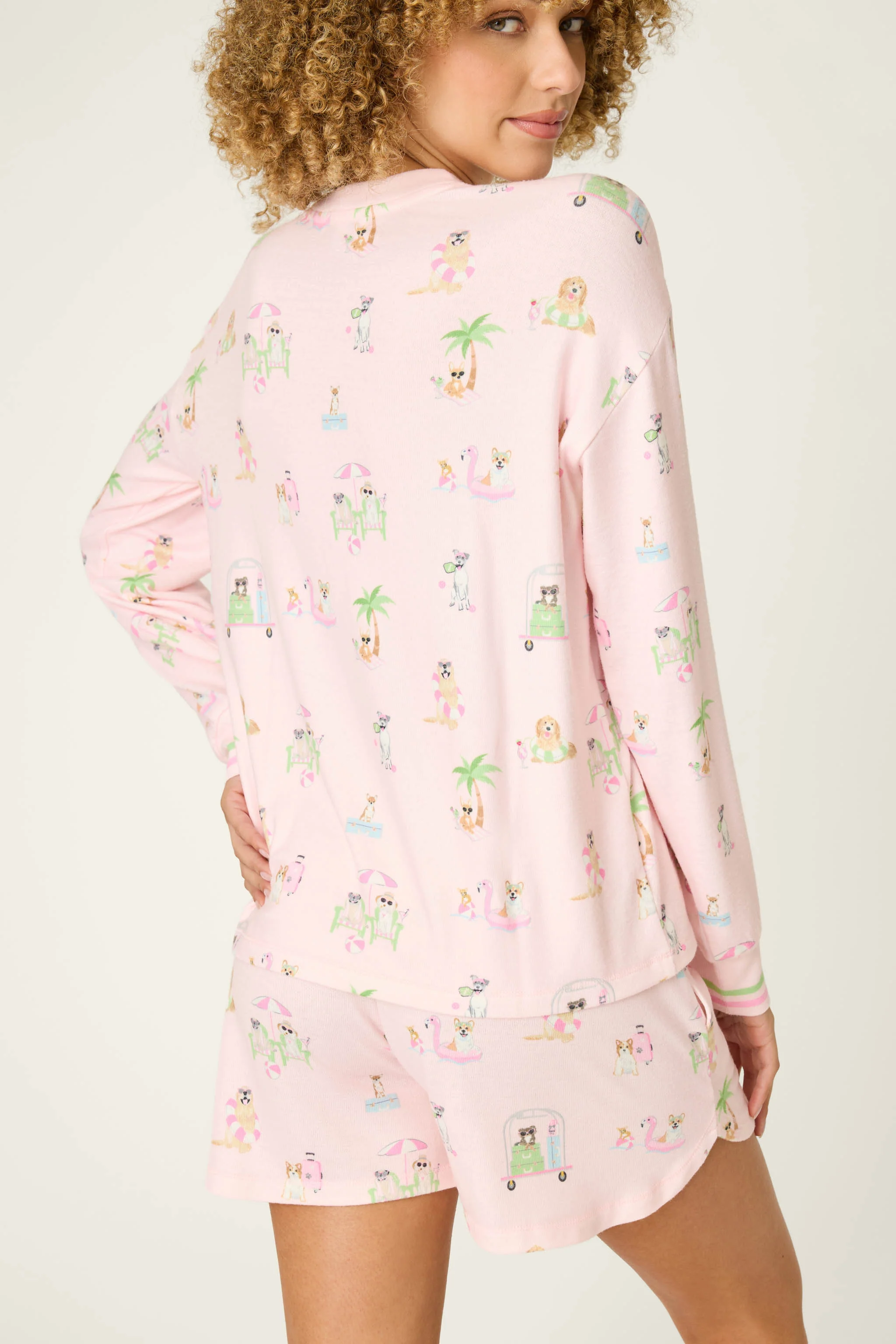 Pupcation Palms Sunnies & Sunshine Long Sleeve Top - Image 4