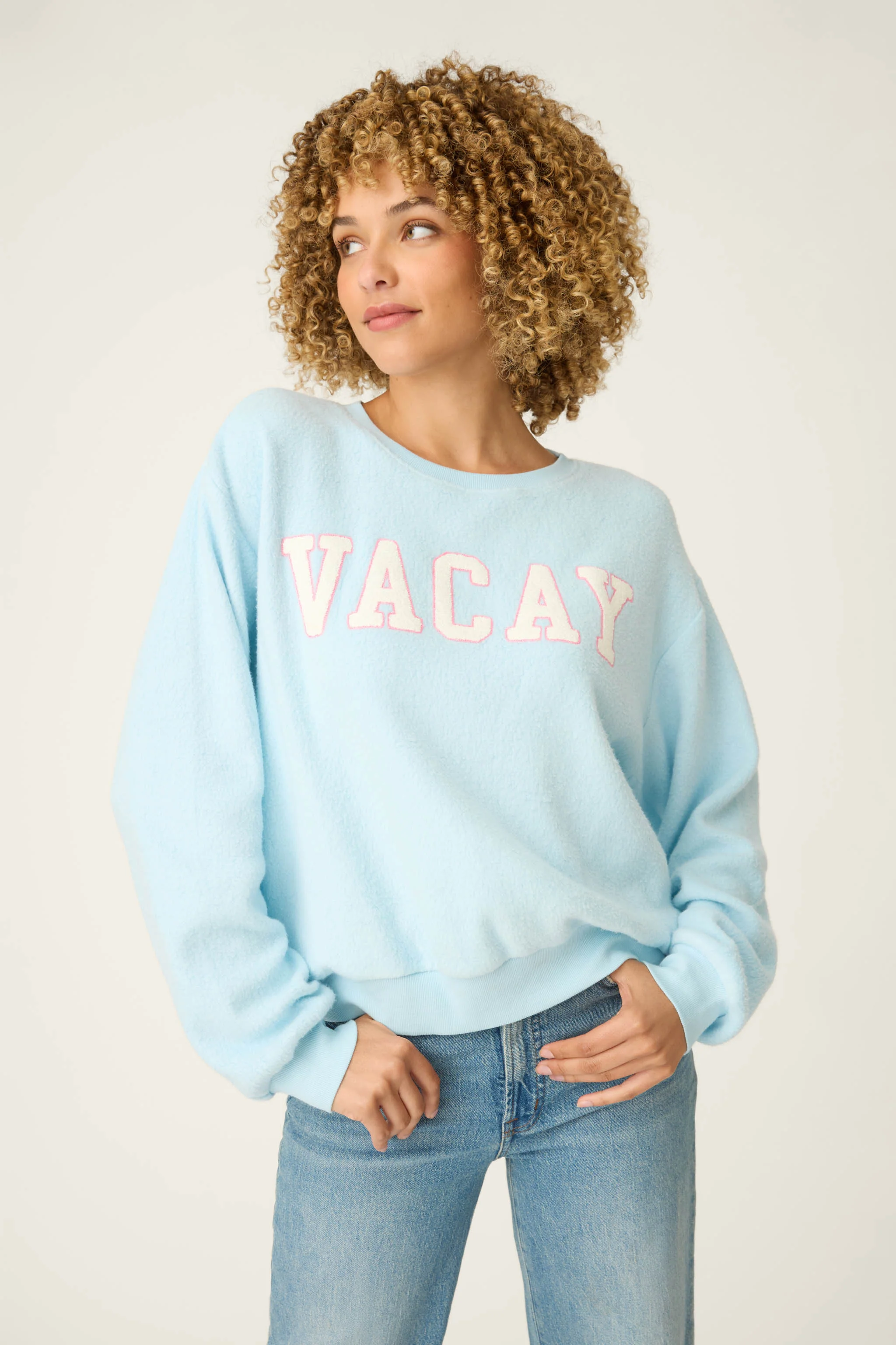 Pupcation Palms Vacay Pullover Sweater