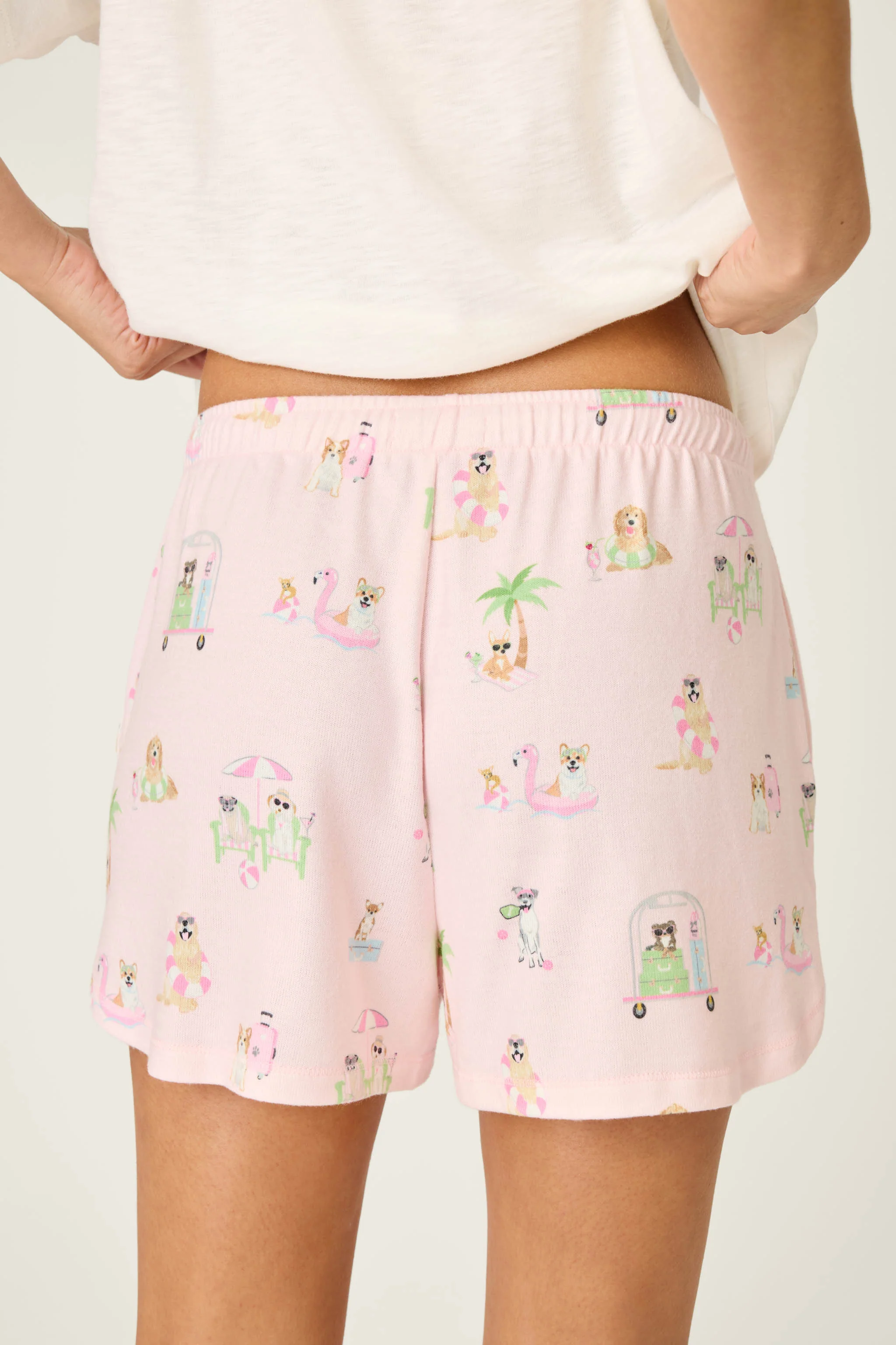 Pupcation Palms Sunnies & Sunshine PJ Shorts - Image 4
