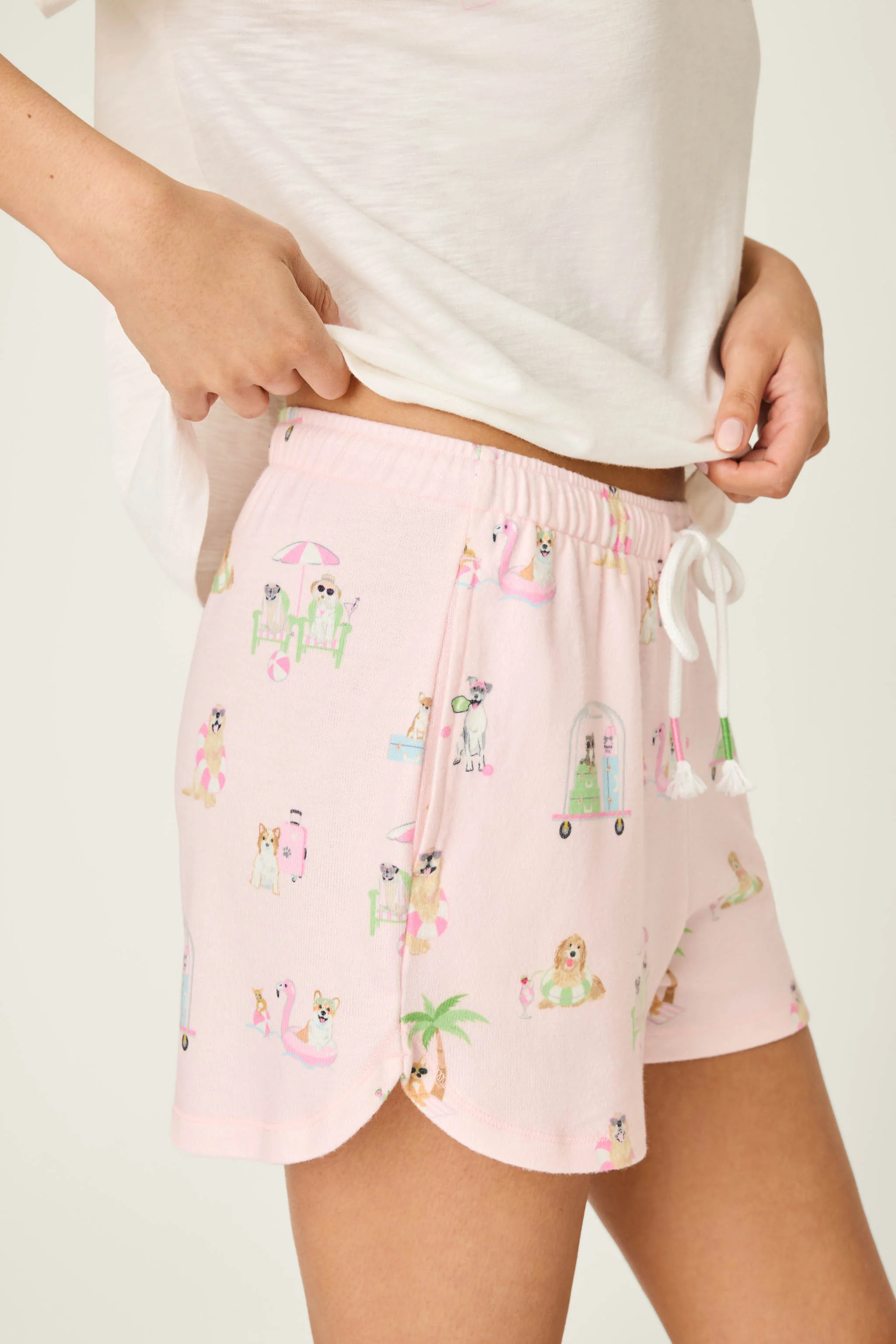 Pupcation Palms Sunnies & Sunshine PJ Shorts - Image 6