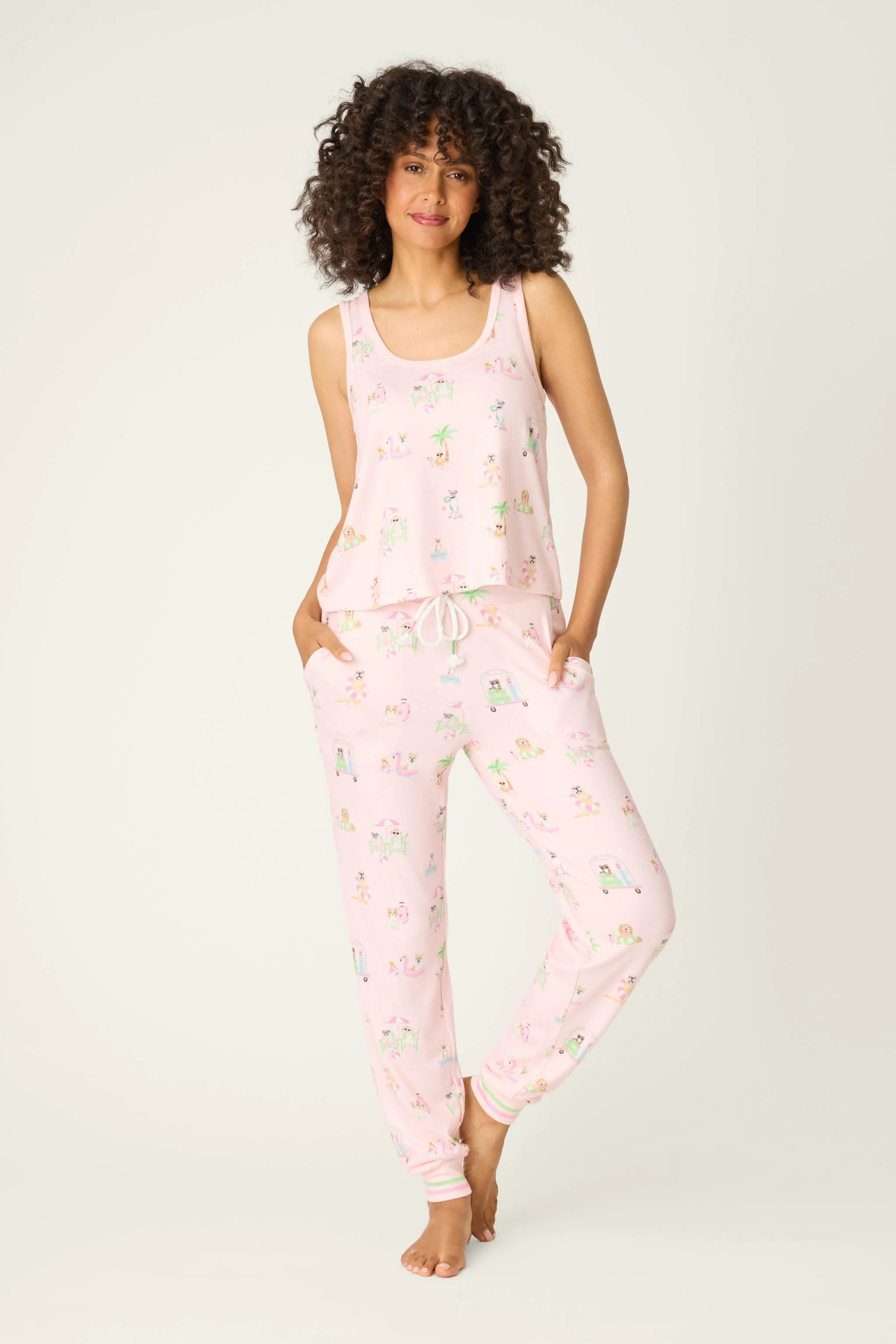 Pupcation Palms Sunnies & Sunshine Tank Top - Image 3