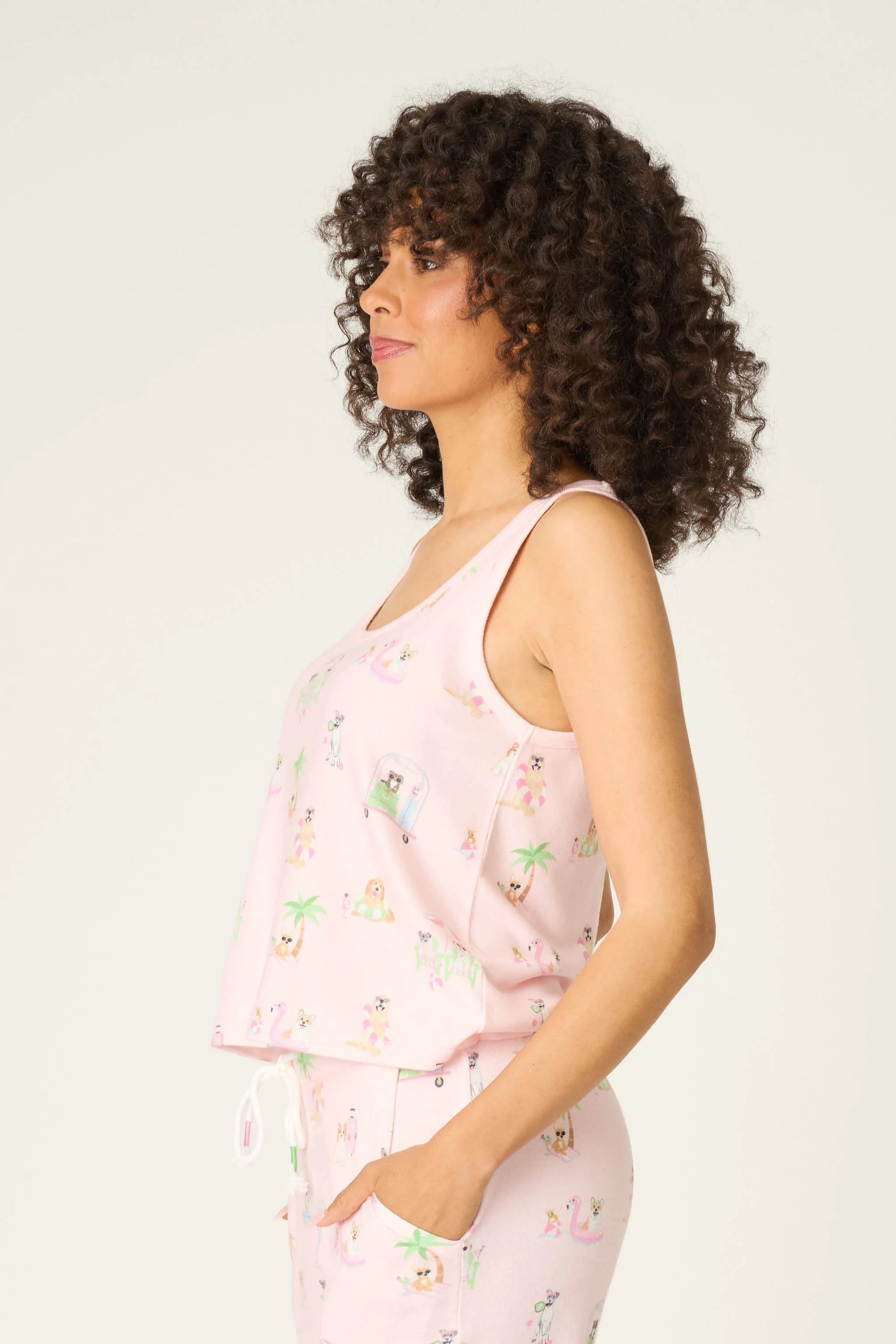Pupcation Palms Sunnies & Sunshine Tank Top - Image 5