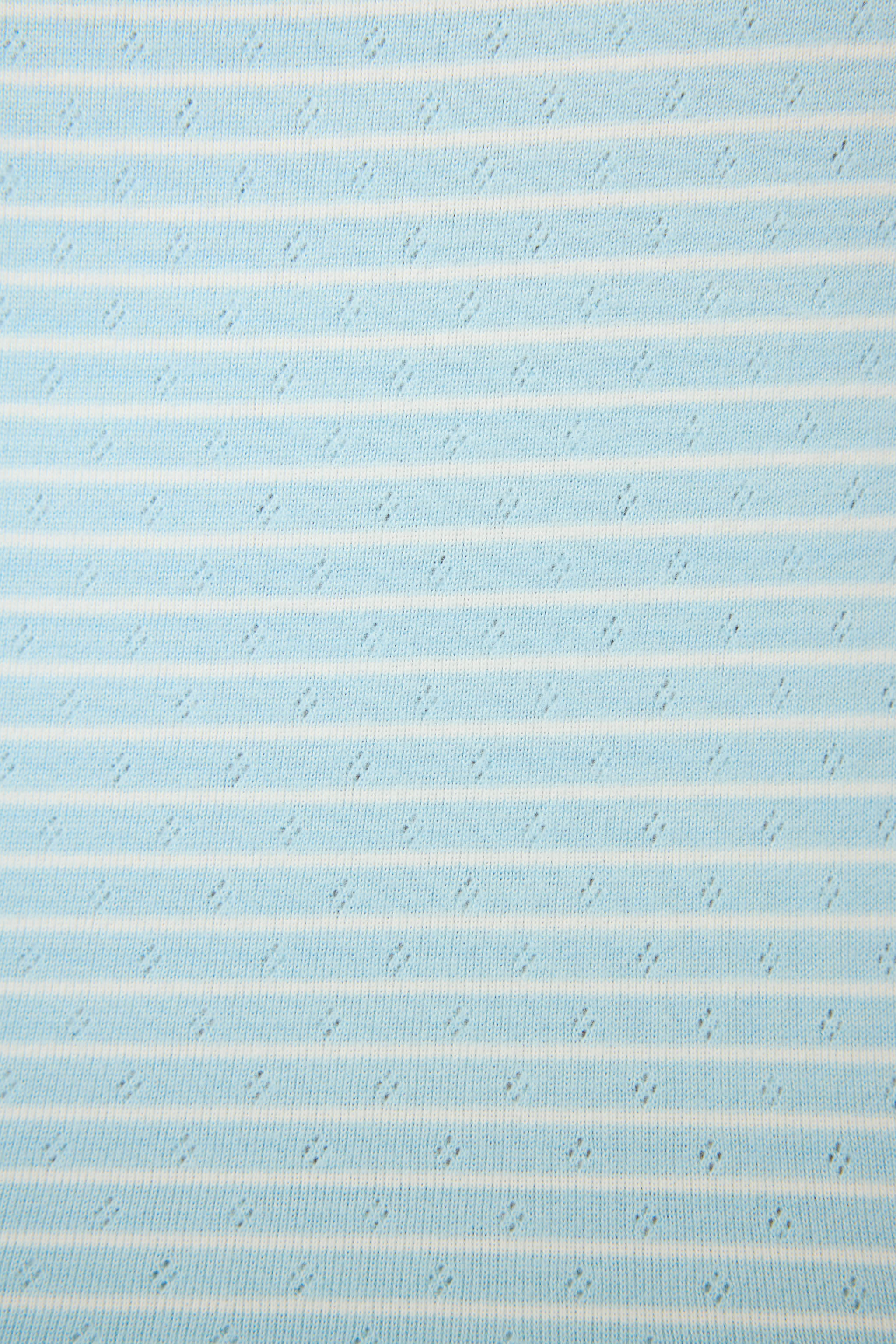 Sweet Stripes Morning Blue Short Sleeve Top - Image 5