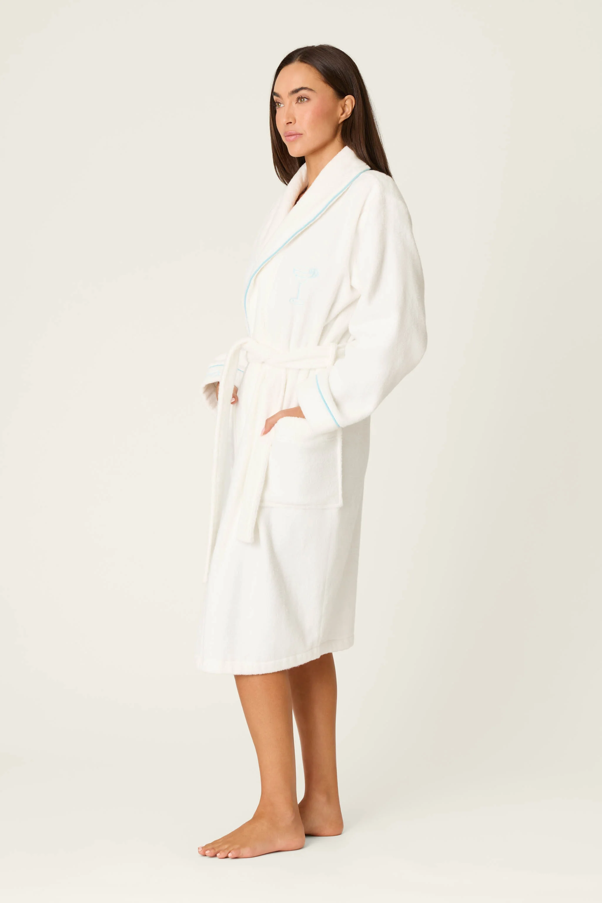 Playful Terry Happy Hour Robe - Image 2