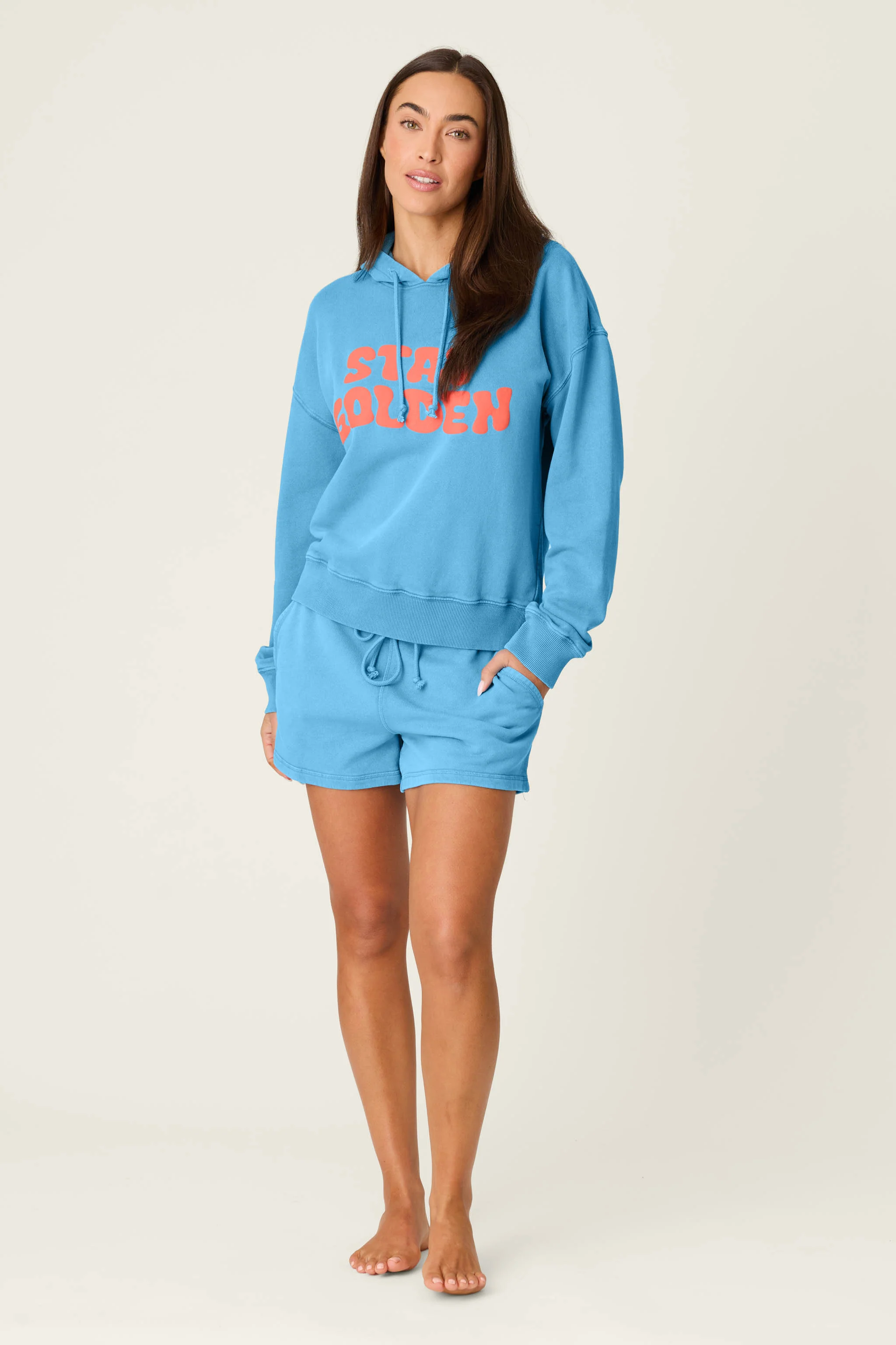 Washed Away Stay Golden Hoodie - Image 4