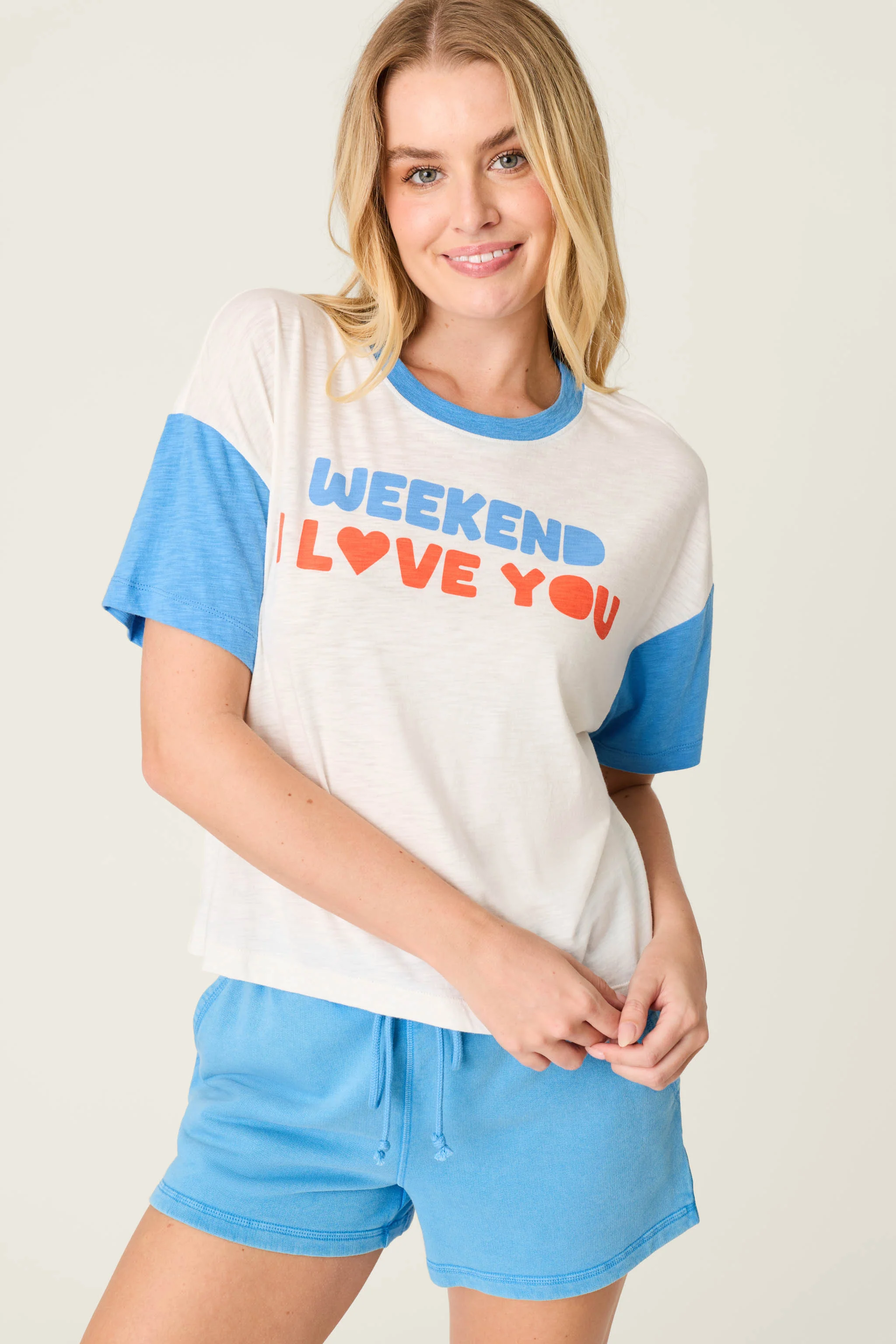 Washed Away Weekend I Love You Graphic Tee