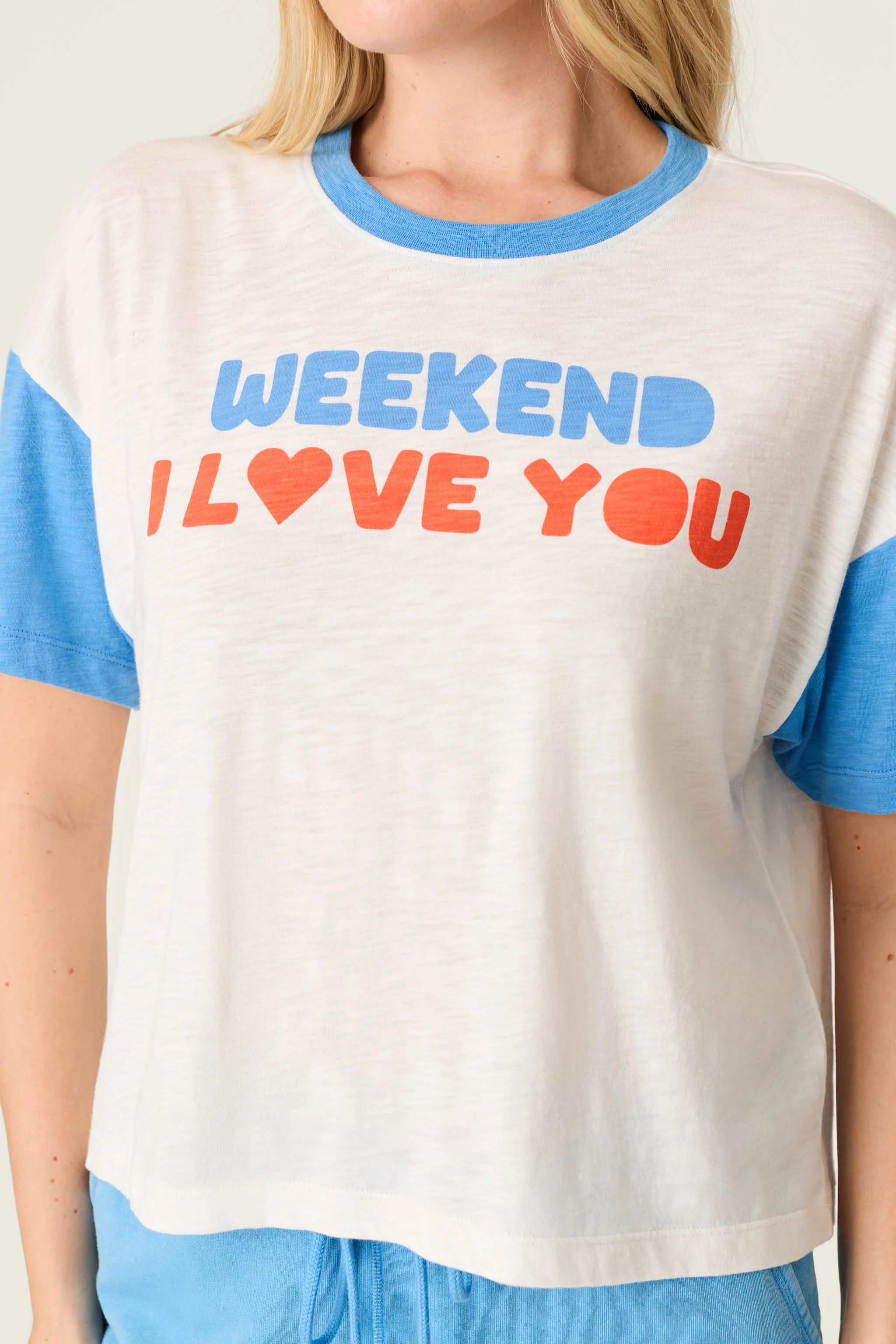 Washed Away Weekend I Love You Graphic Tee - Image 4