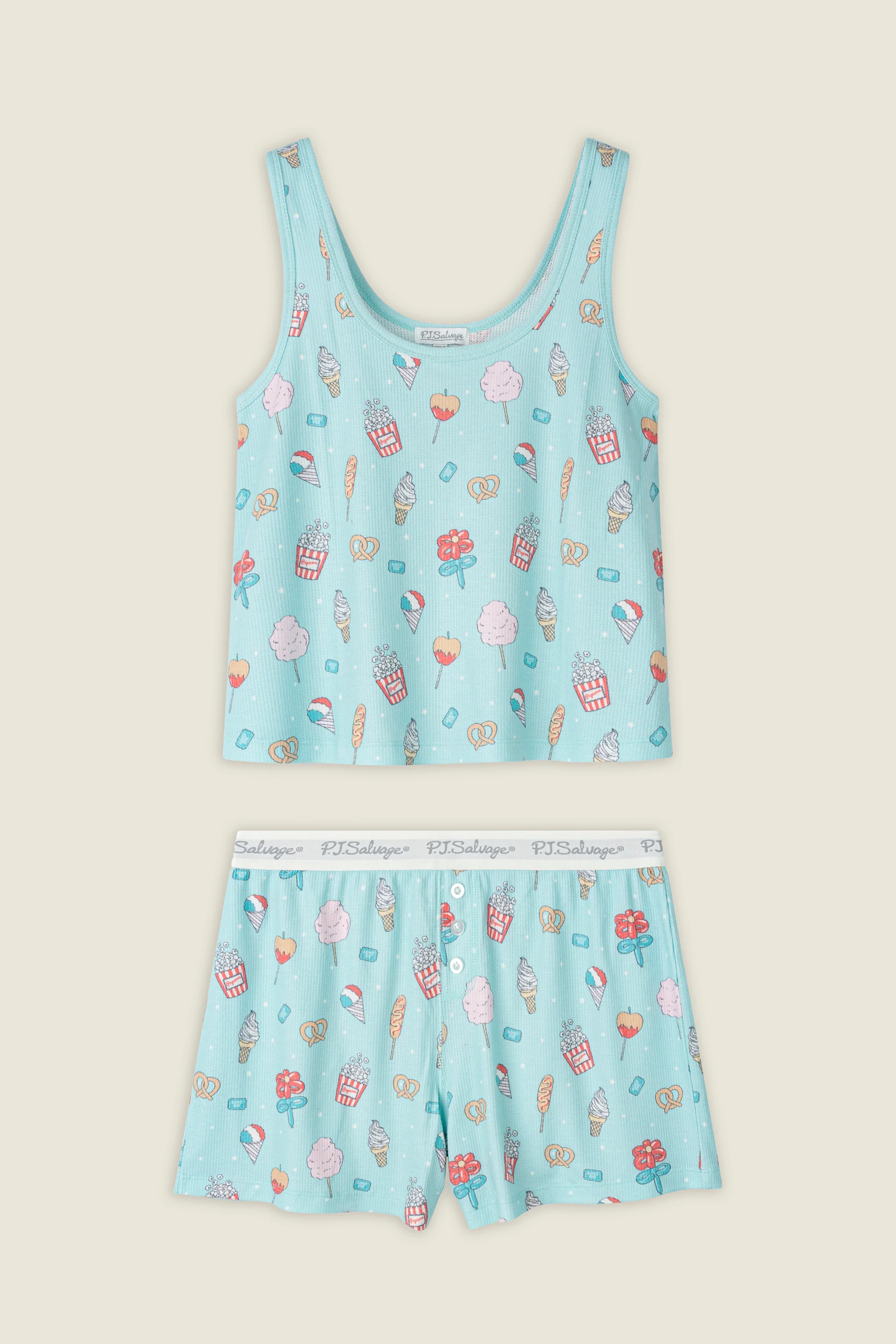 Boyfriend Boxer Boardwalk Bites Short Set - Image 6
