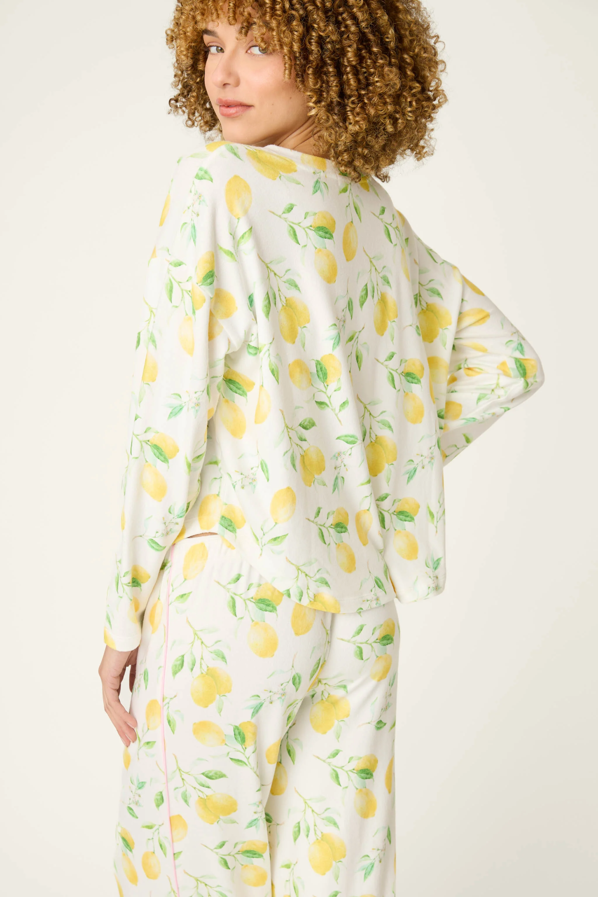La Dolce Spritz Lemon Zest Long Sleeve Top - Image 4