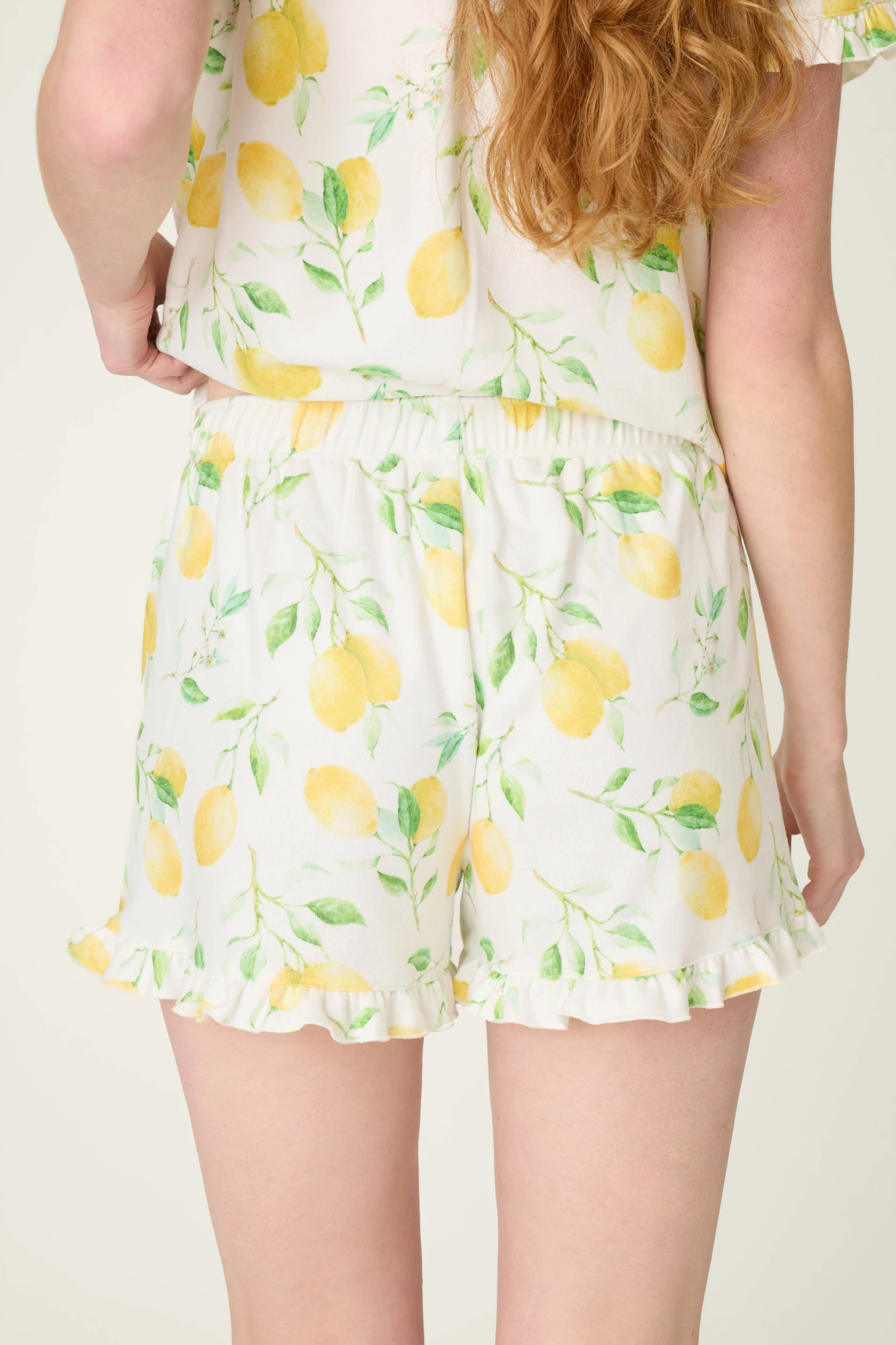 La Dolce Spritz Lemon Zest Sleep Shorts - Image 4