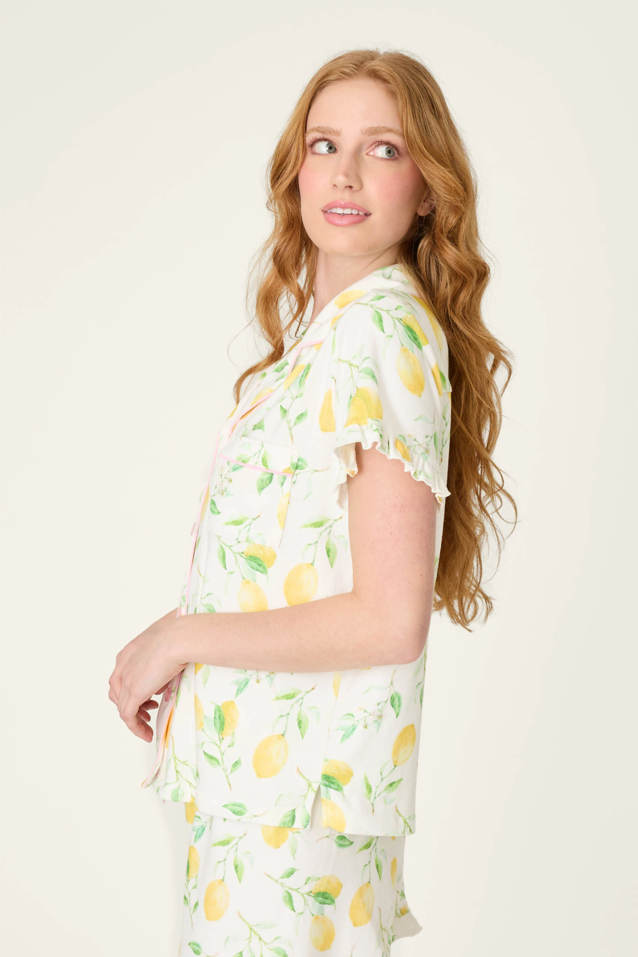 La Dolce Spritz Lemon Zest Short Sleeve Top - Image 5
