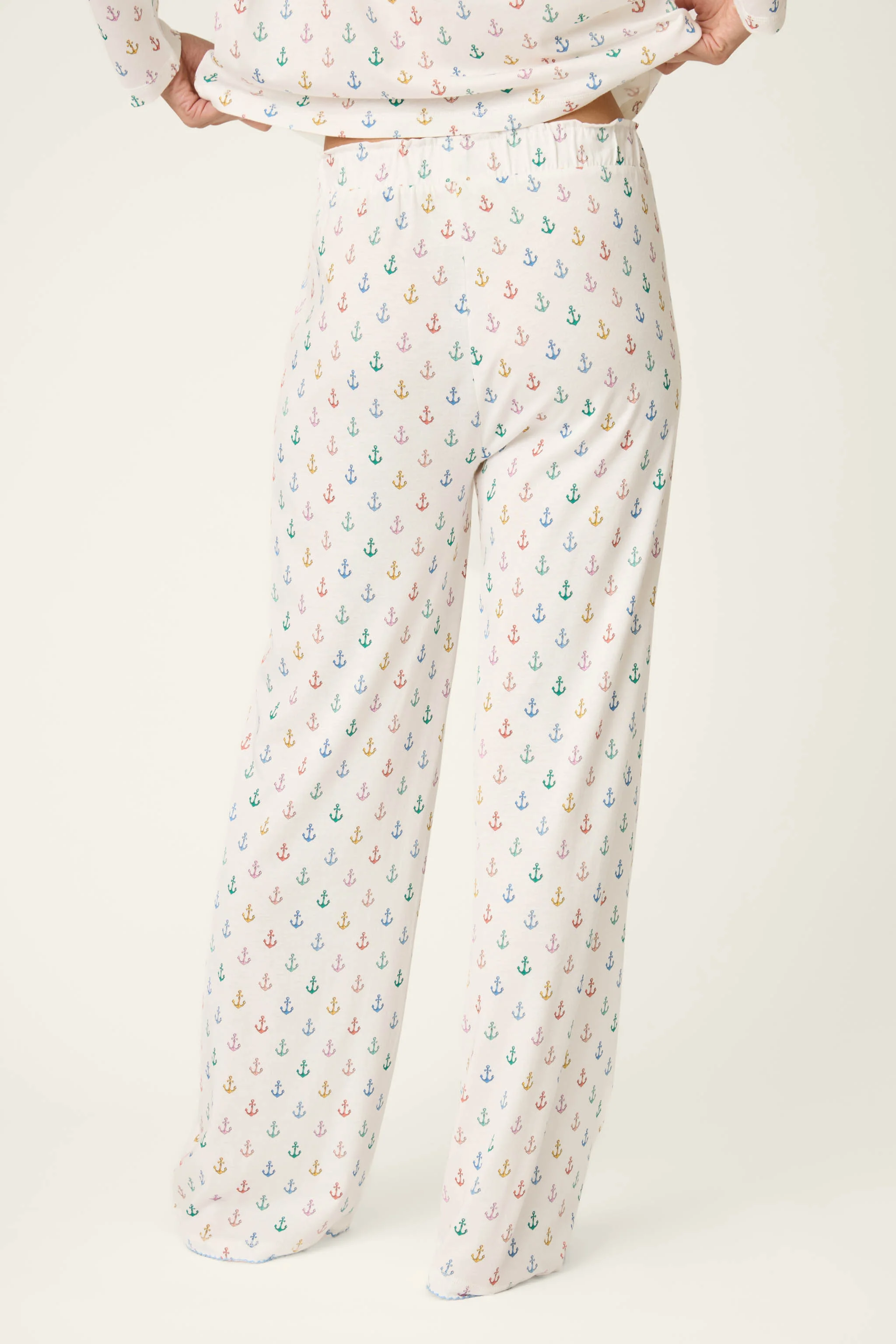 Meet Me By The Sea Anchors Aweigh Pajama Pants - Image 4