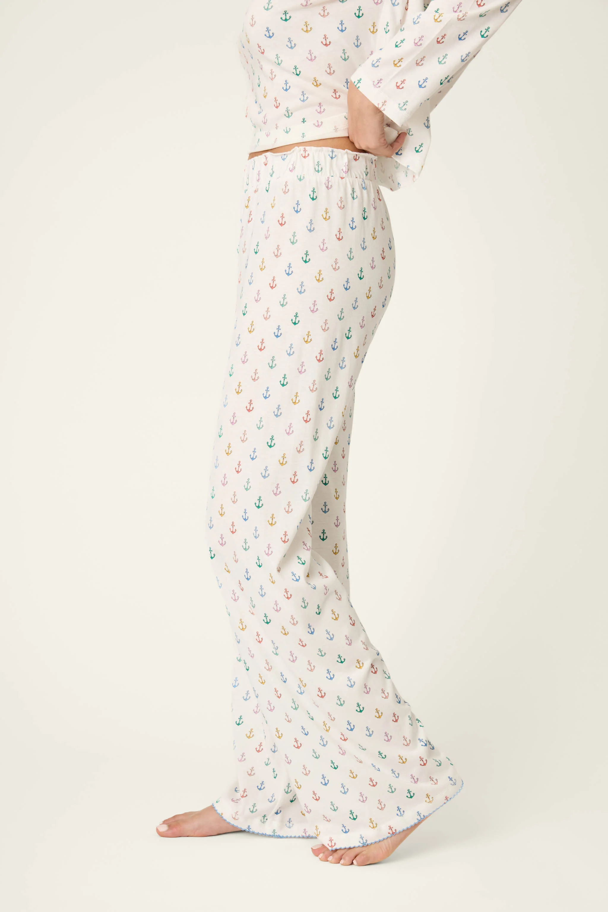 Meet Me By The Sea Anchors Aweigh Pajama Pants - Image 5