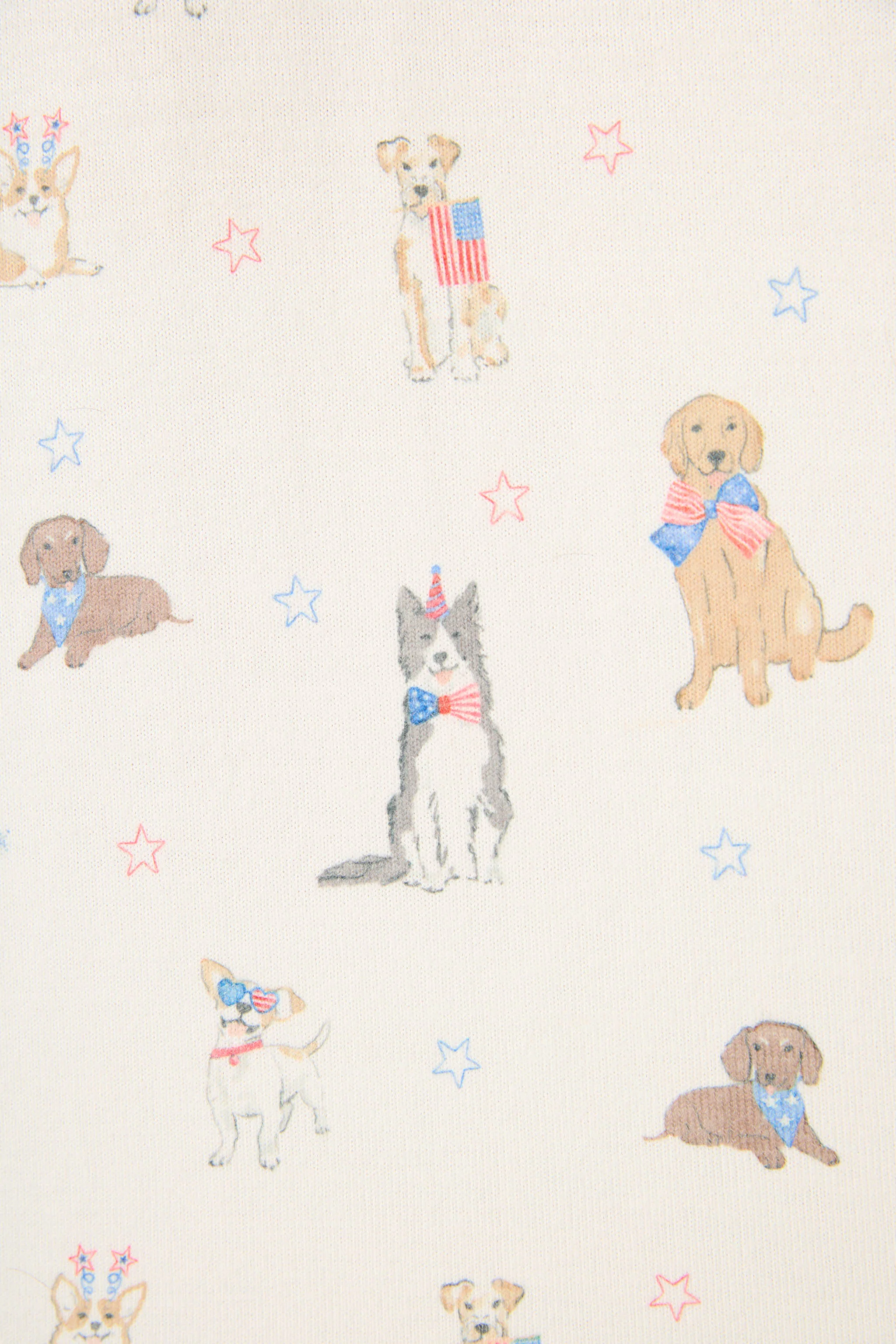 Red, White, & Woof Patriotic Pups Long Sleeve Top - Image 2