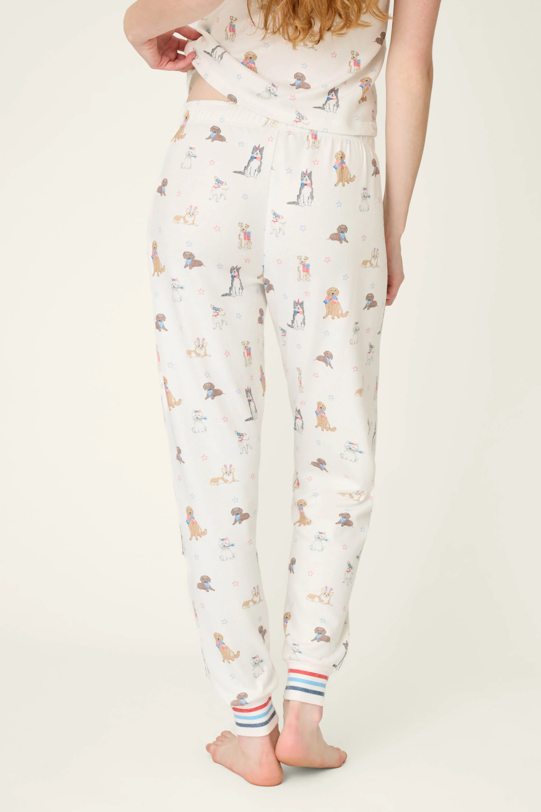 Red, White, & Woof Patriotic Pups Banded Pants - Image 4