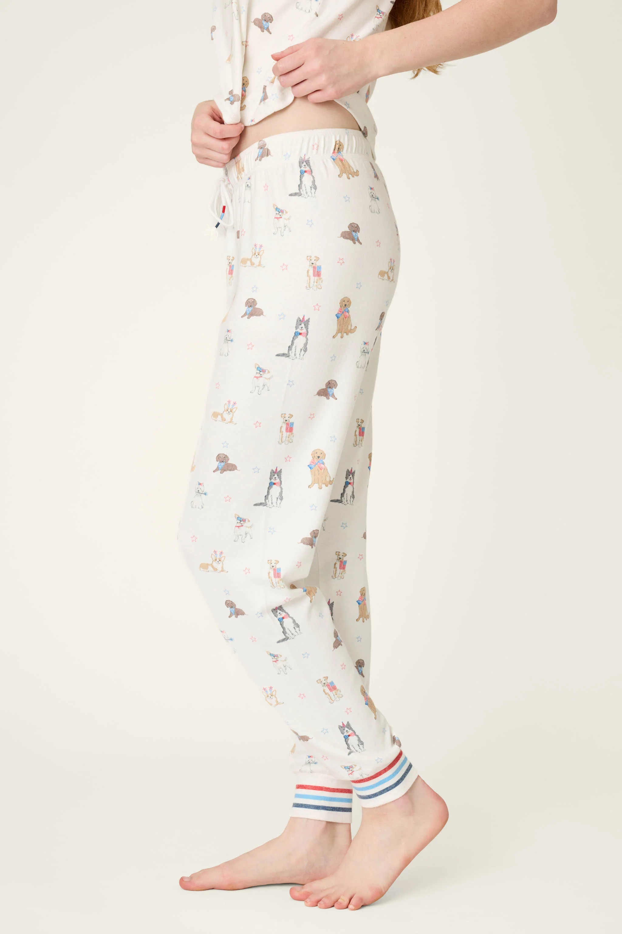 Red, White, & Woof Patriotic Pups Banded Pants - Image 5