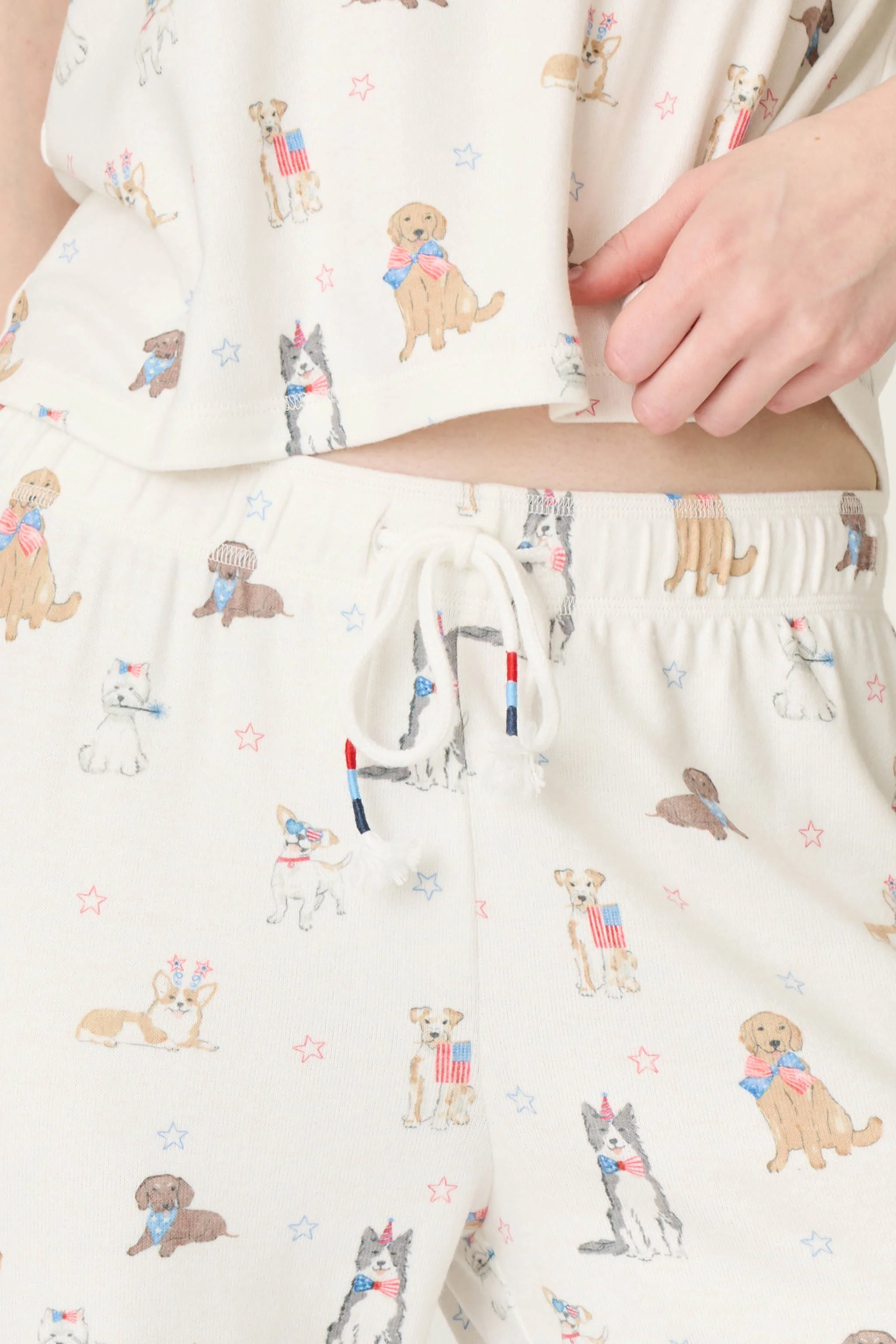 Red, White, & Woof Patriotic Pups Banded Pants - Image 6