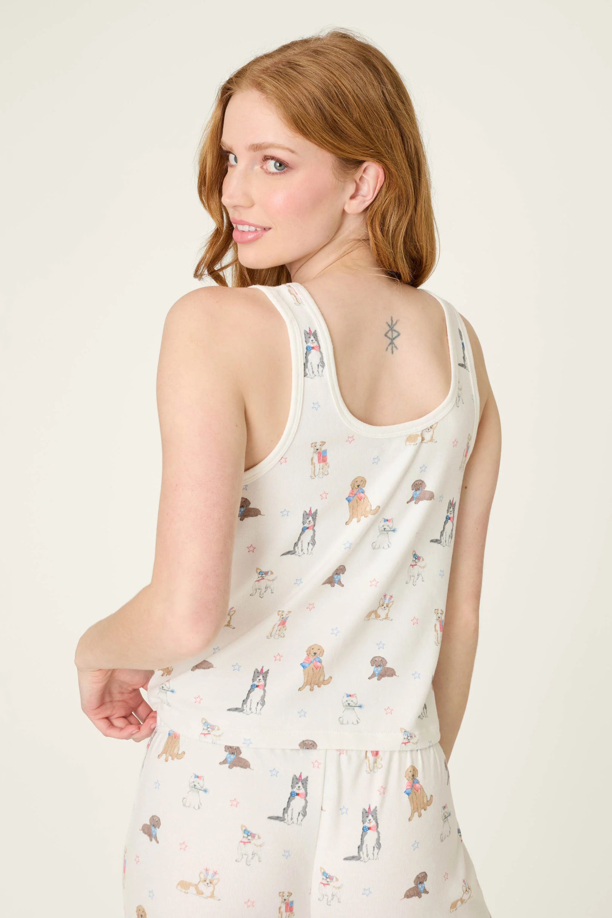 Red, White, & Woof Patriotic Pups Tank Top - Image 4