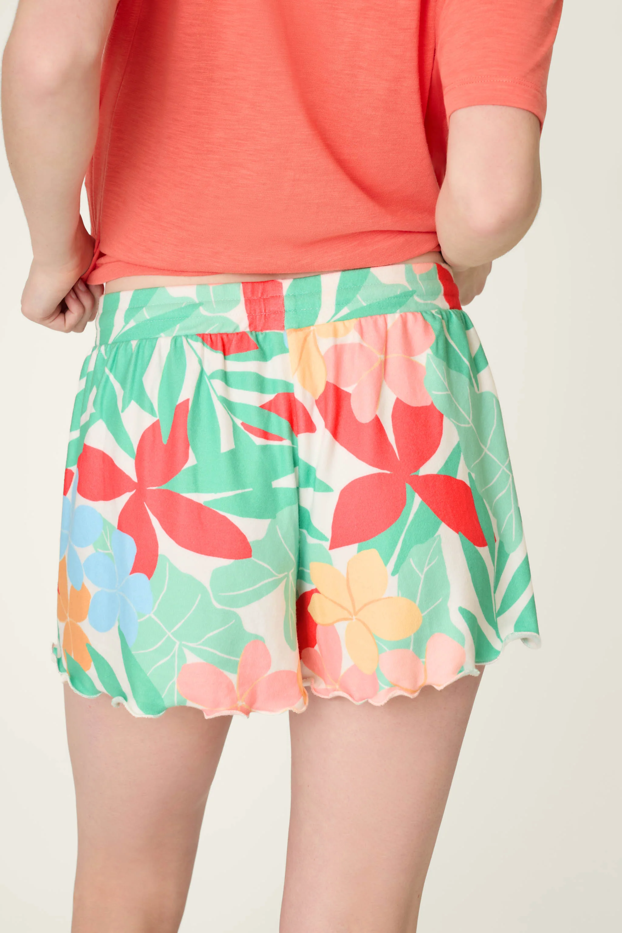 The Coastal Club Sunset Blooms Sleep Shorts - Image 3