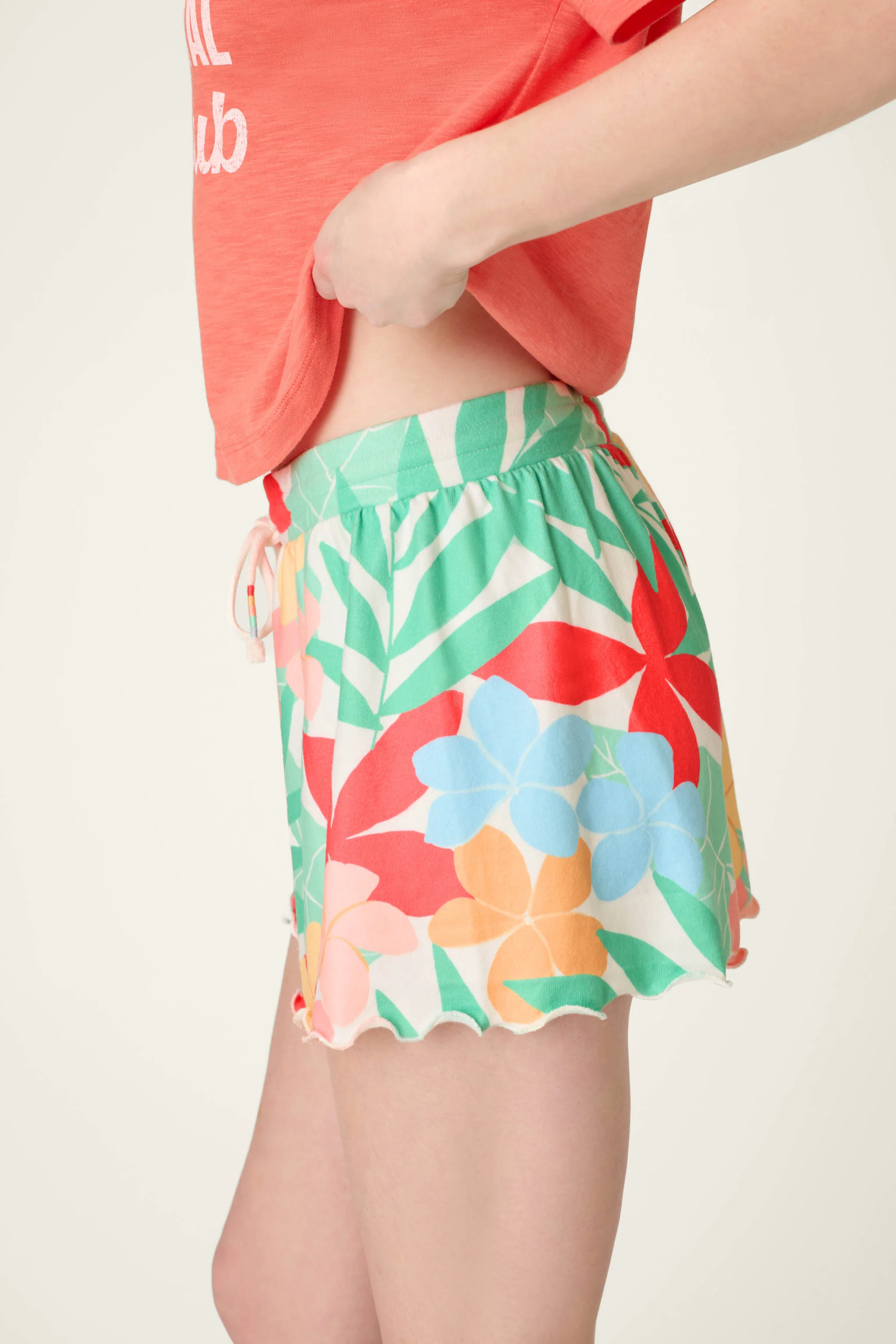 The Coastal Club Sunset Blooms Sleep Shorts - Image 4