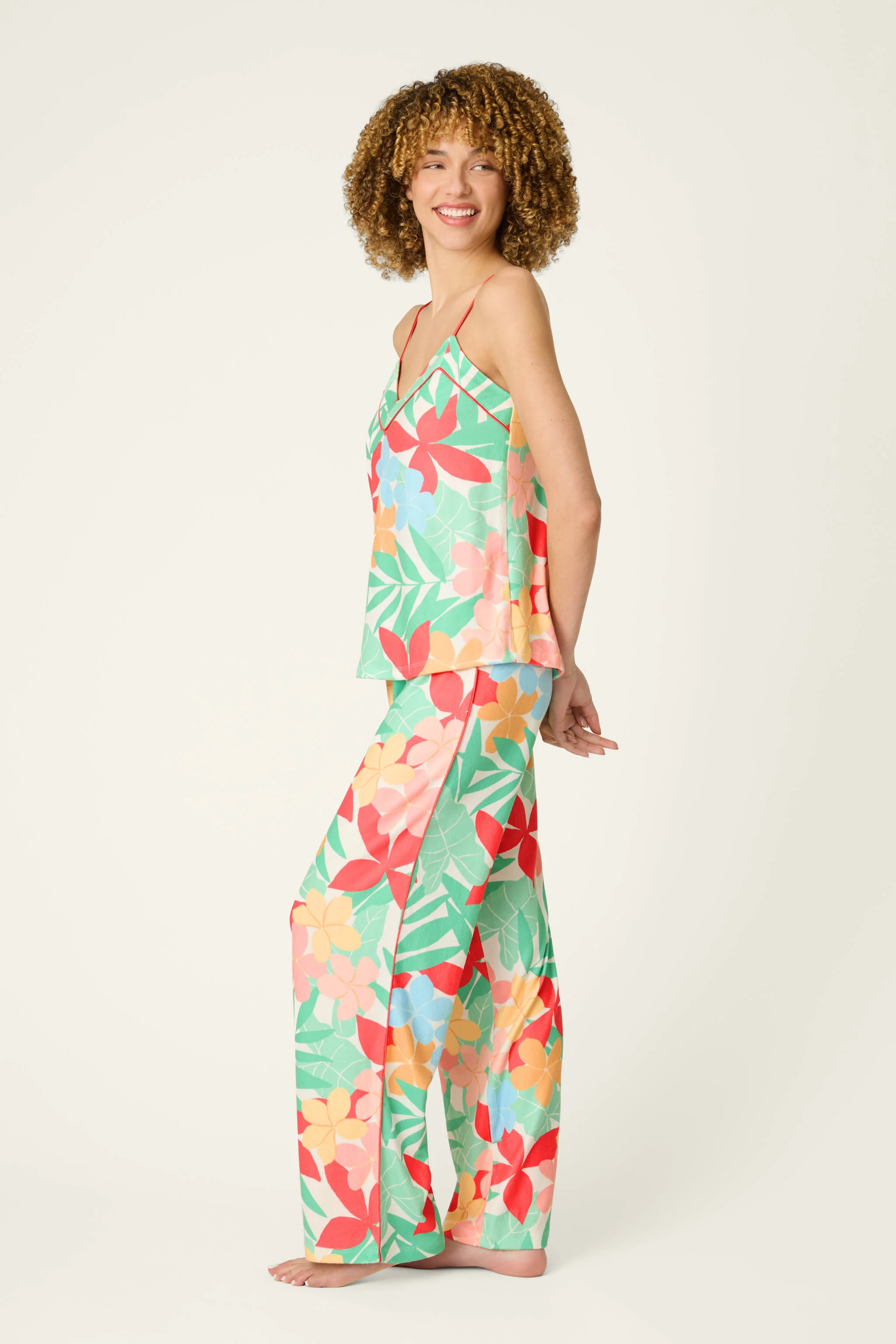 The Coastal Club Sunset Blooms Long PJ Set - Image 5