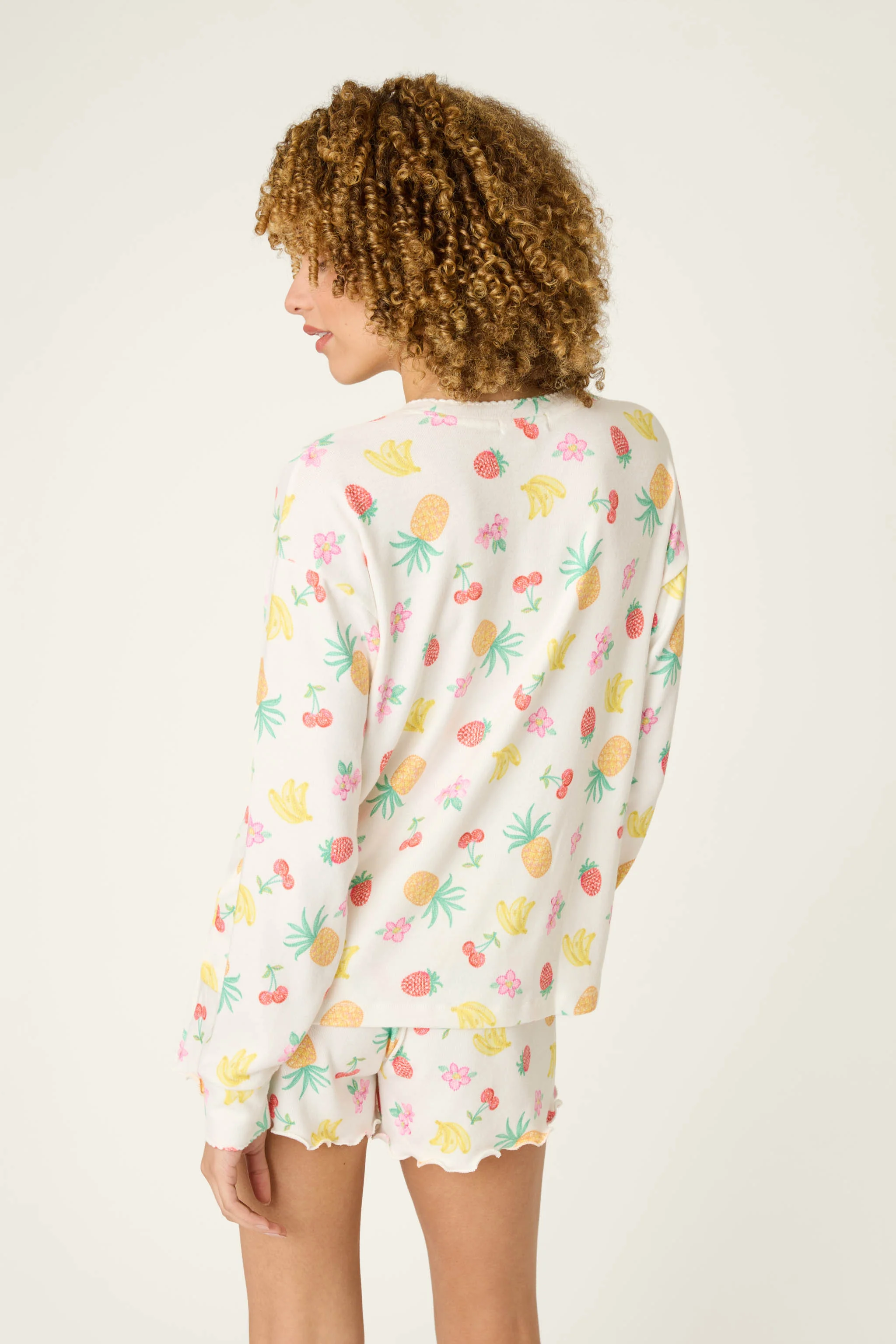 Viva la Vida Fruit Fiesta Long Sleeve Top - Image 4