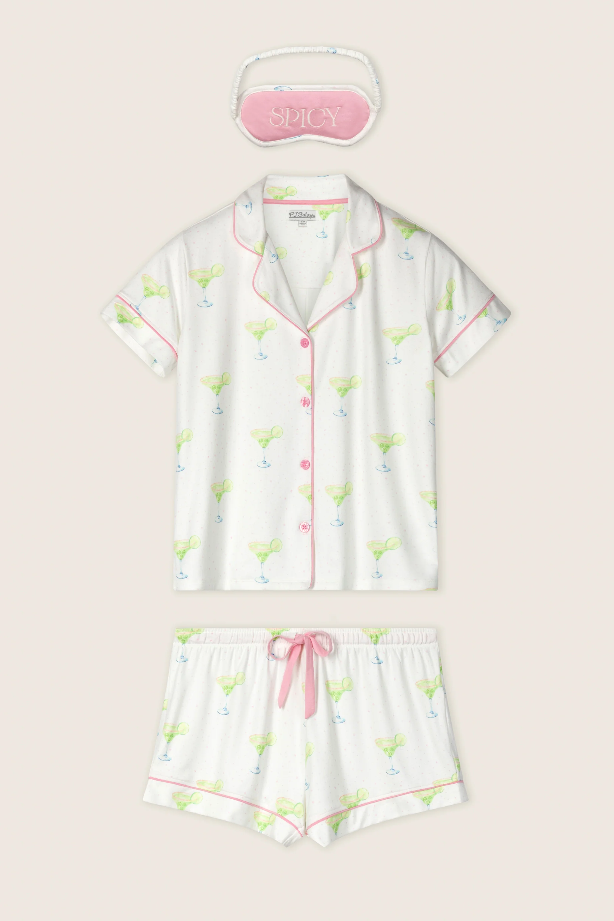 Margarita Mama Spicy Sips 3-Piece Short PJ Set - Image 7