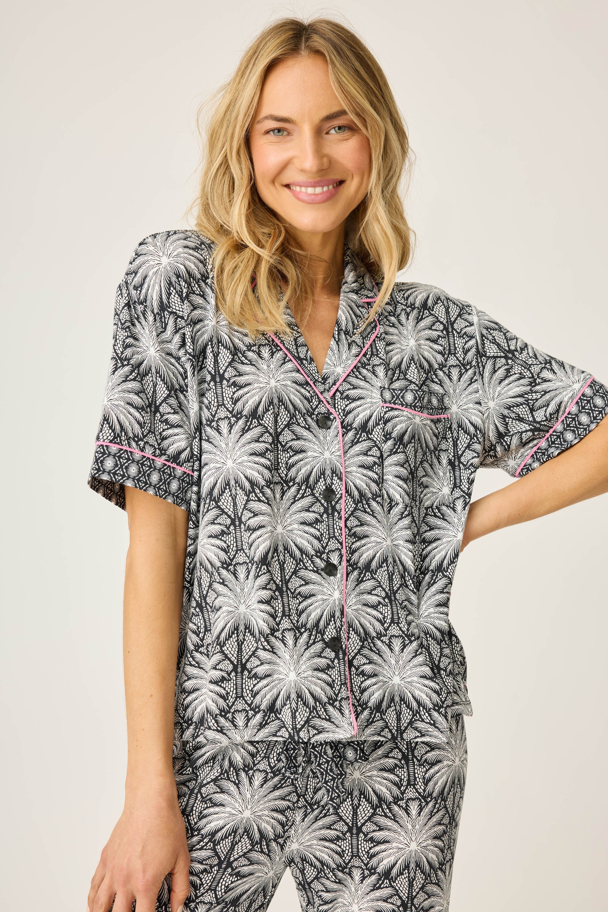 Shady Beach Dreams Short Sleeve Top - Image 4