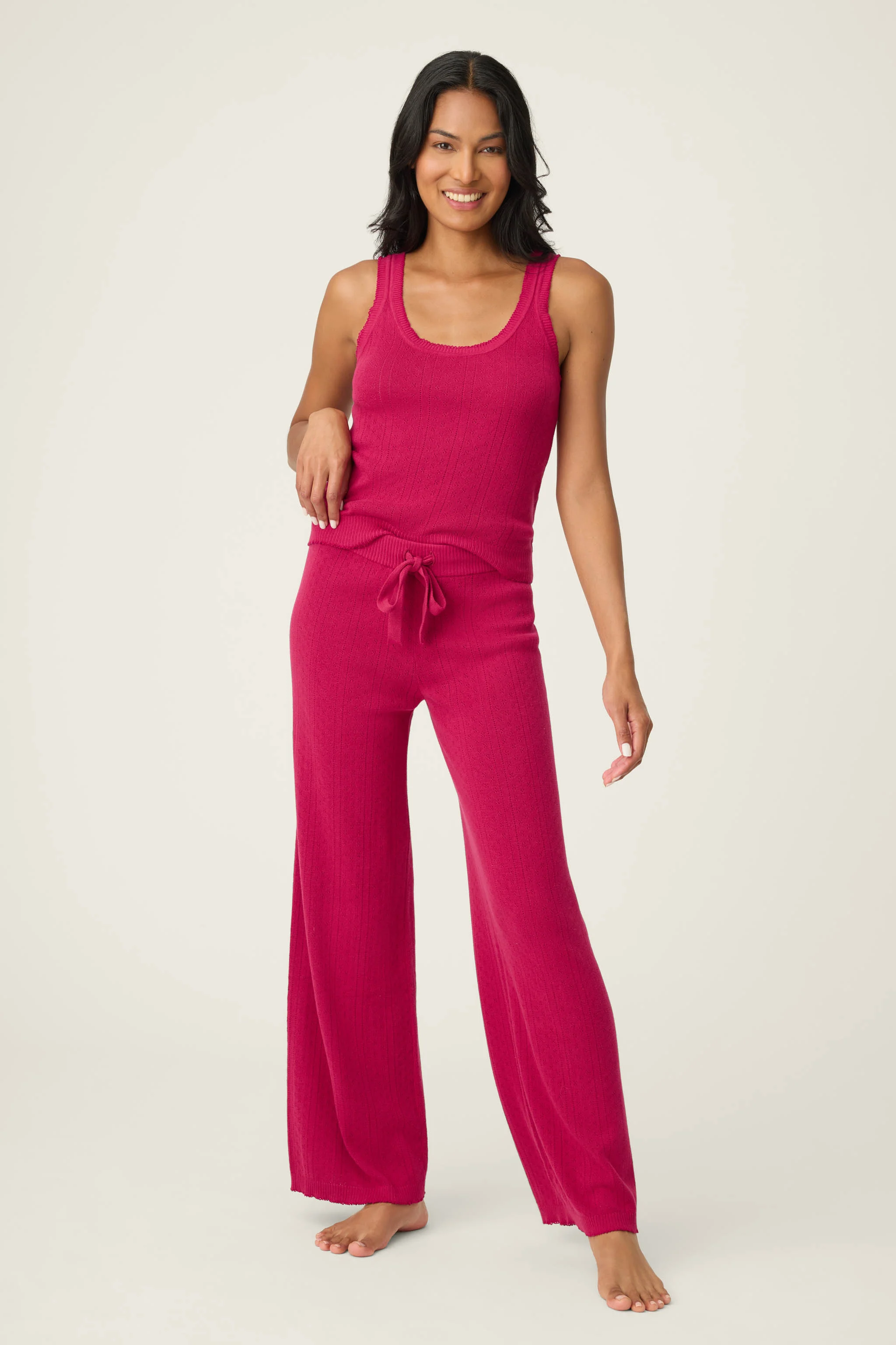 Sweetheart Pointelle Fitted Camisole - Image 3