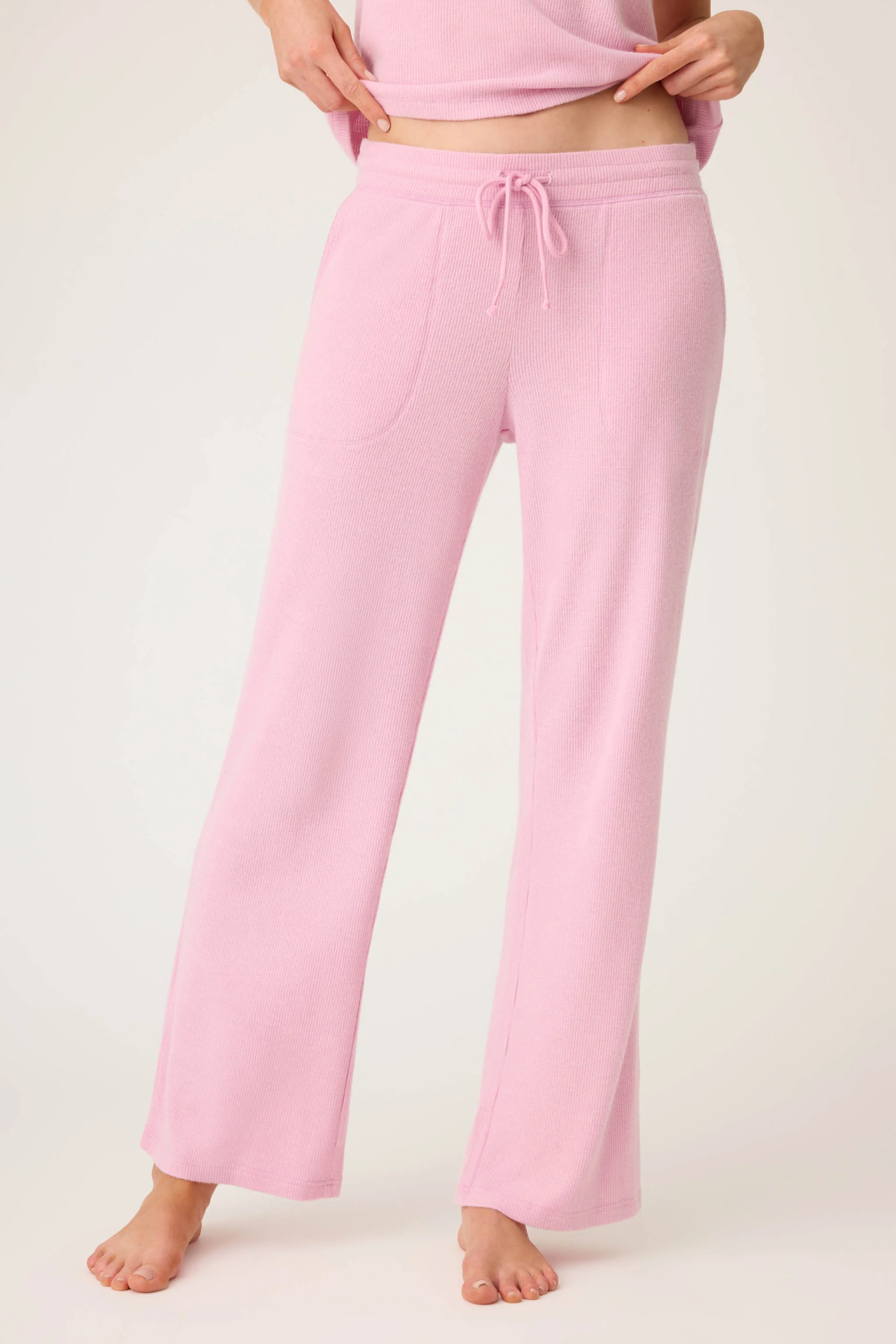 Wish You Were Here Peachy Open Leg Pants - Image 4