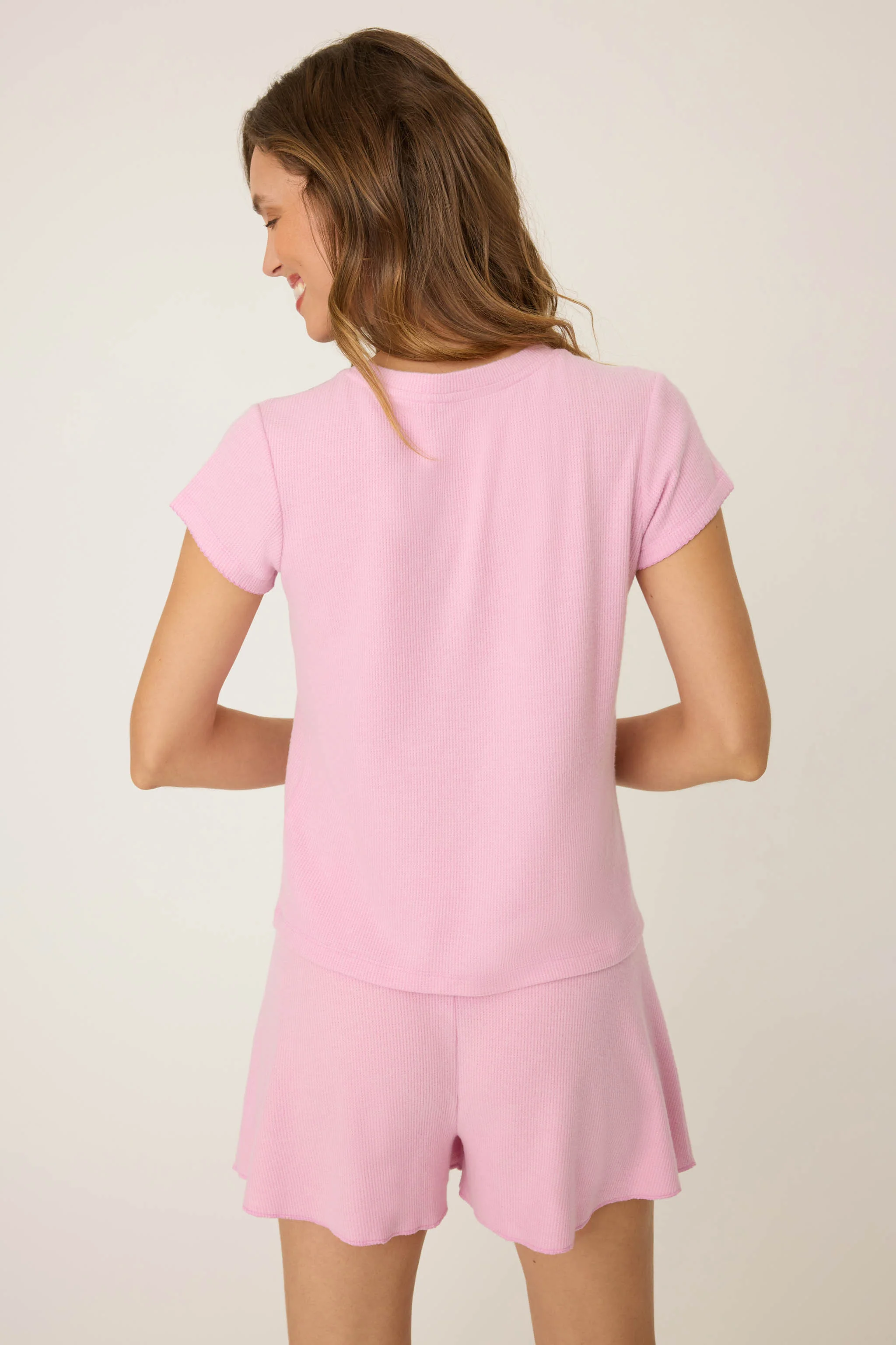 Wish You Were Here Peachy Short Sleeve Top - Image 3