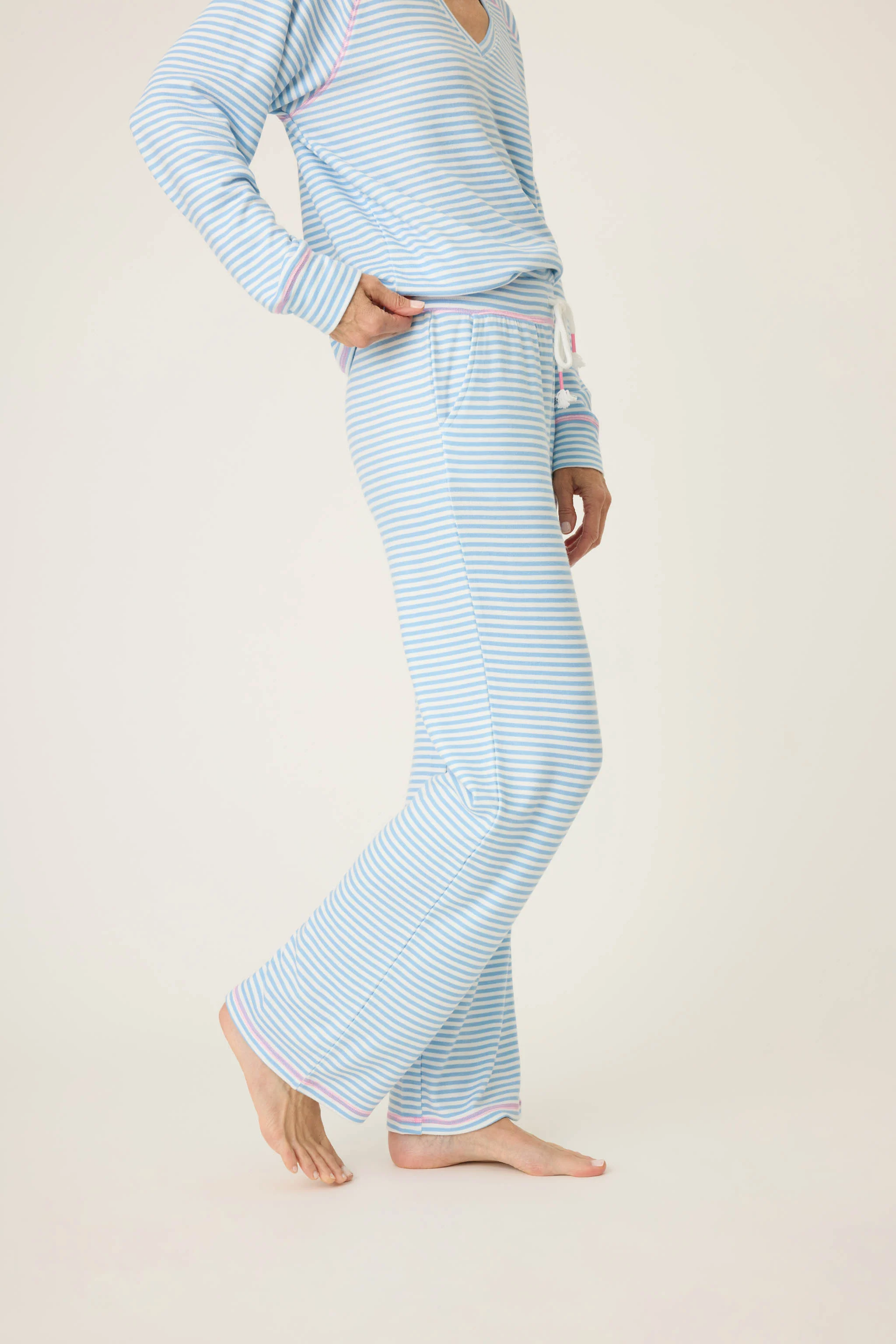 Striped Tropic Garden Lounge Pants - Image 5