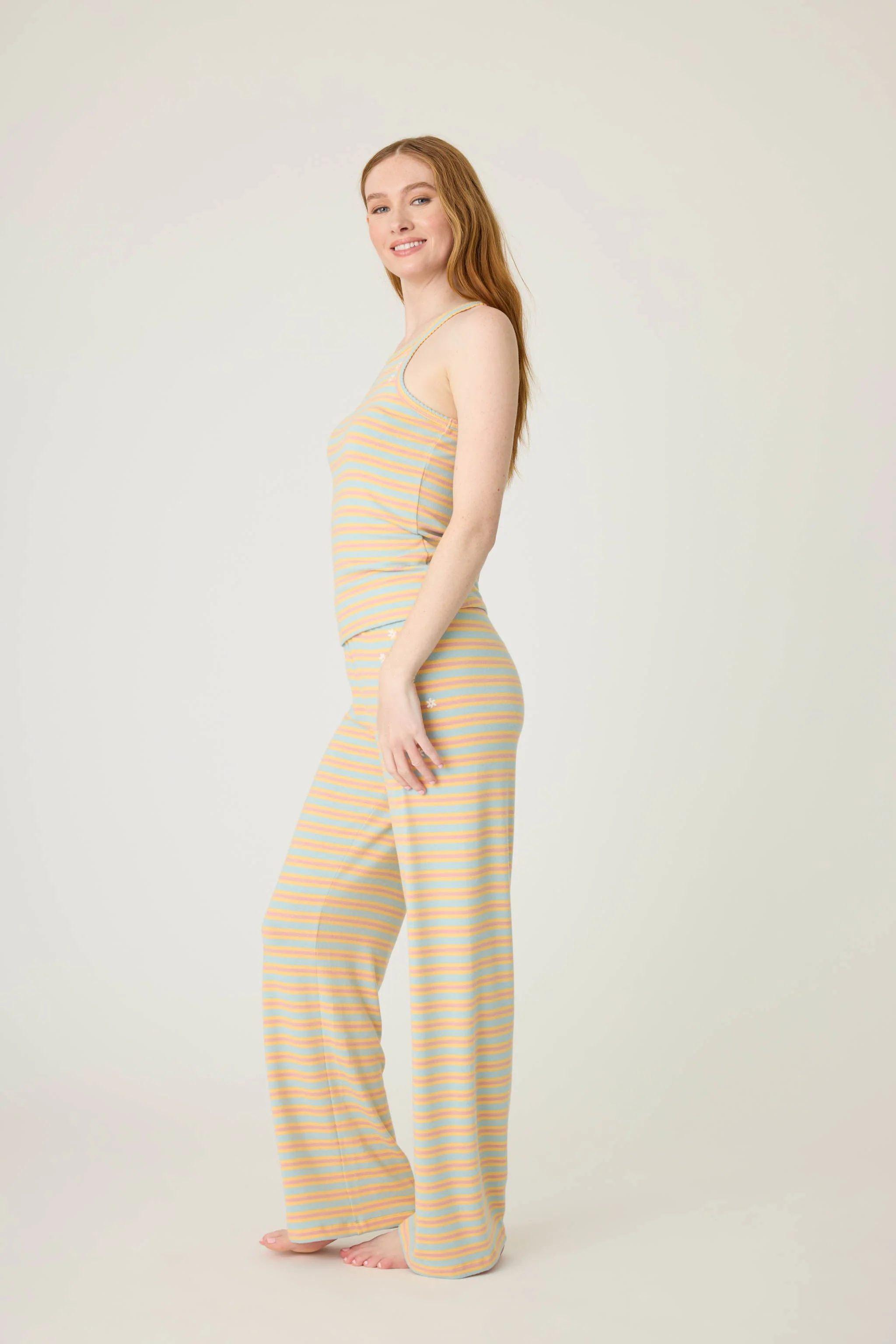 Sunshine On My Mind Multi-Striped Lounge Set - Image 6