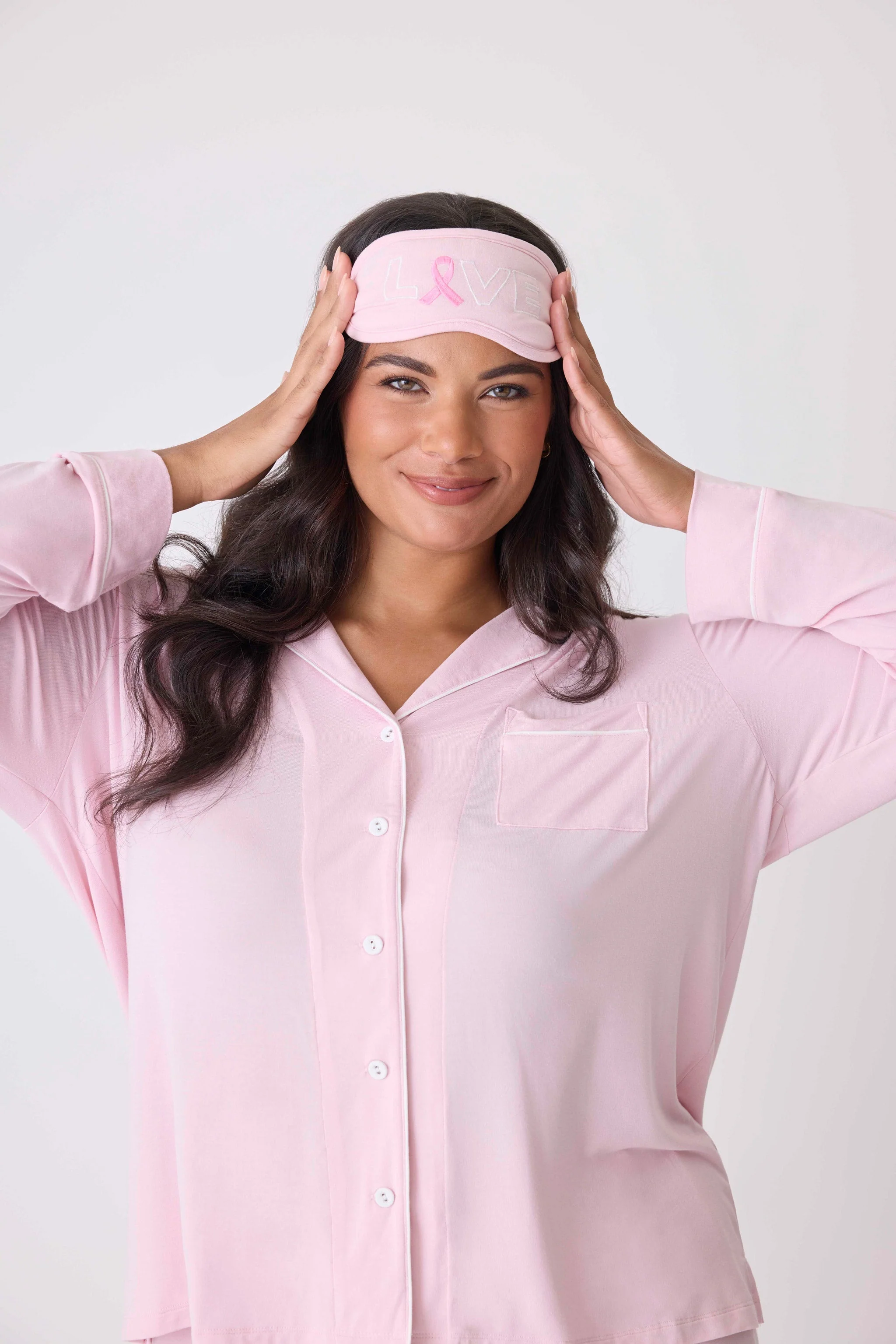 Susan G. Komen 3-Piece Modal PJ Set Plus Size - Image 4