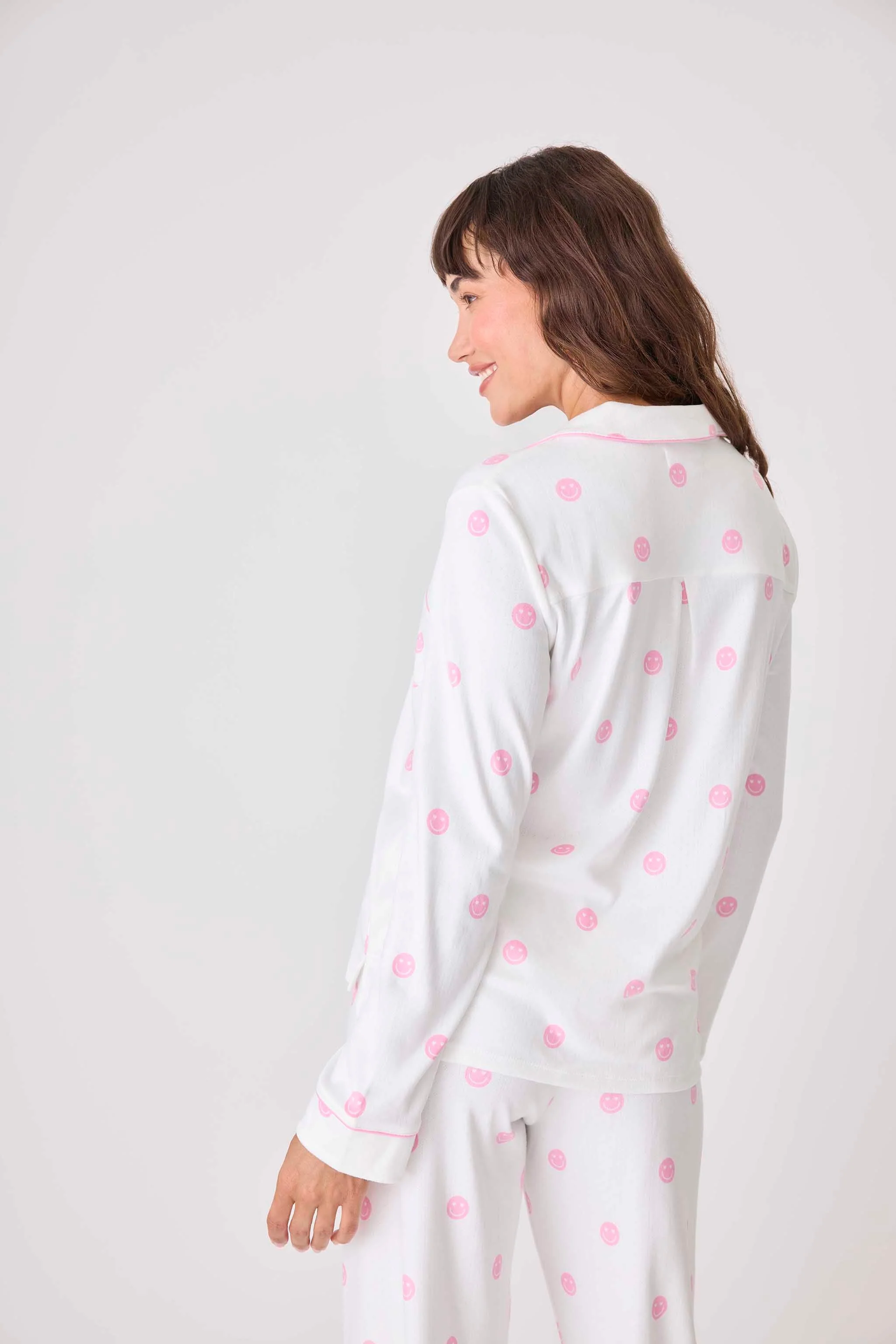 Susan G. Komen Choose Happy Long Sleeve PJ Top - Image 6