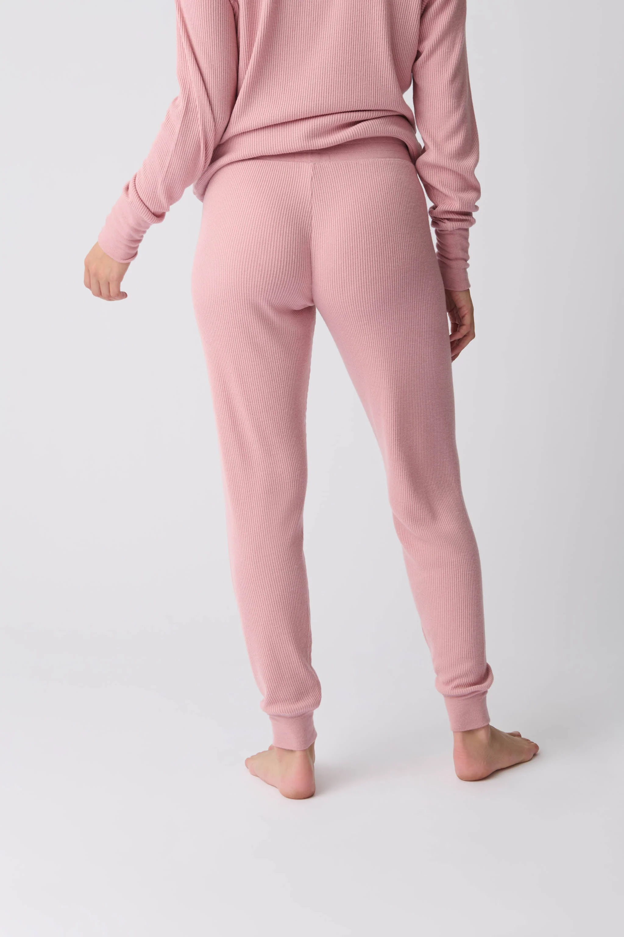 Textured Essentials Rosewood Jammie Pants - Image 6